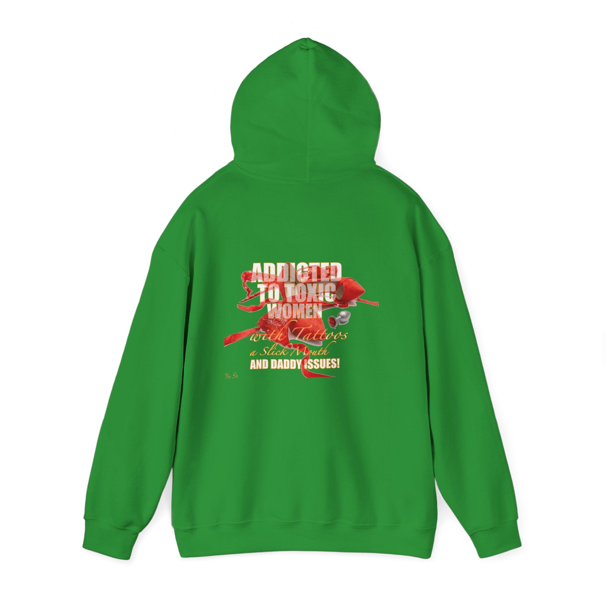Addicted | Yes Sir Hoodie | Recovering Addict Graphic Hoodie
