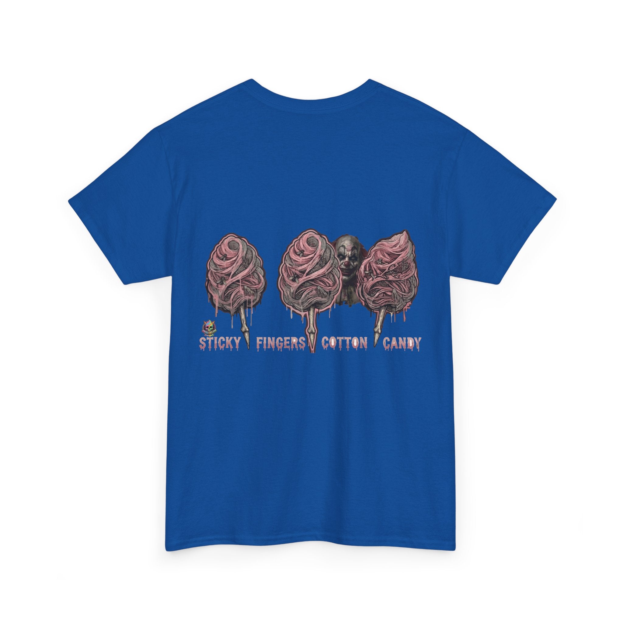 Cotton Candy Skullcream T Shirt — 'Sticky Fingers' Graphic T-Shirt