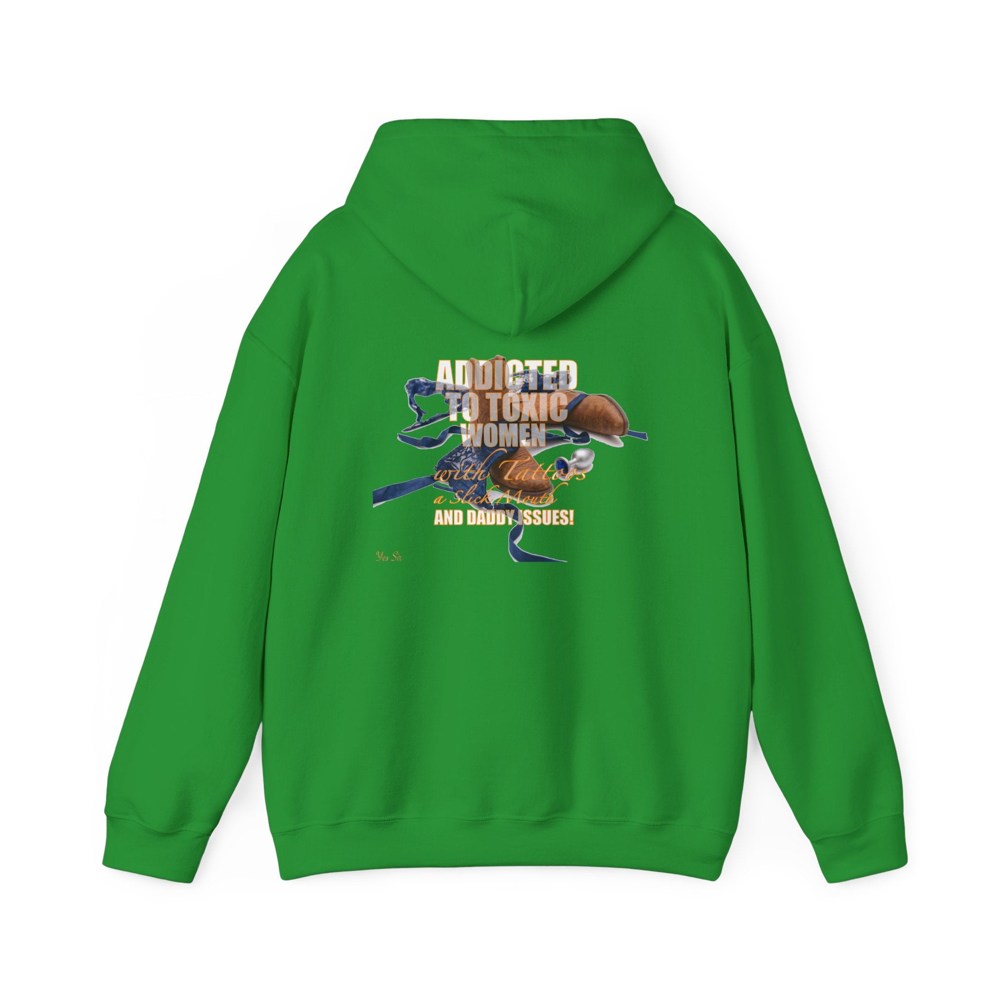 Addicted | Yes Sir Hoodie | Recovering Addict Graphic Hoodie