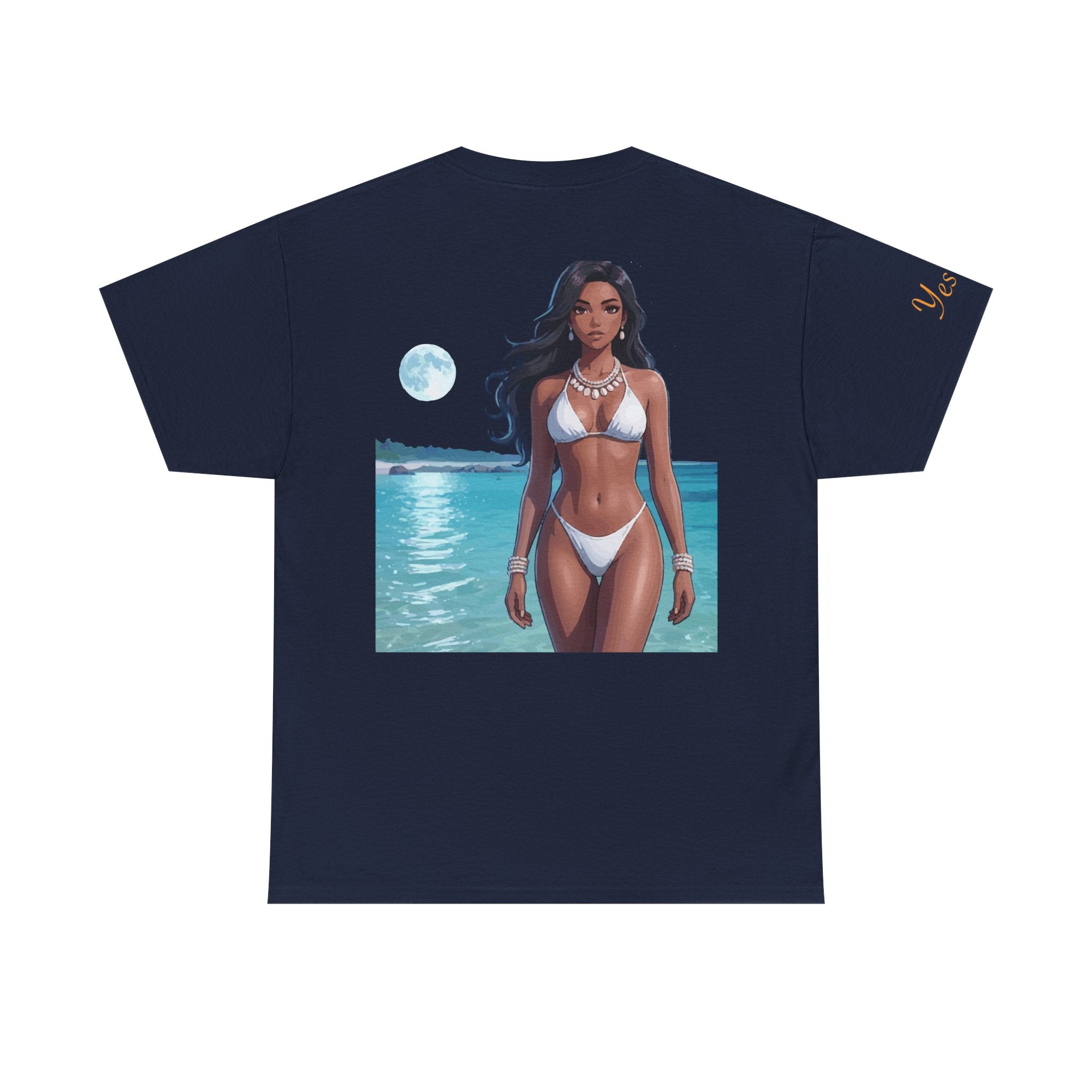 Under the Moon Light Yes Sir T-Shirt | Parental Advisory  for the Bearded