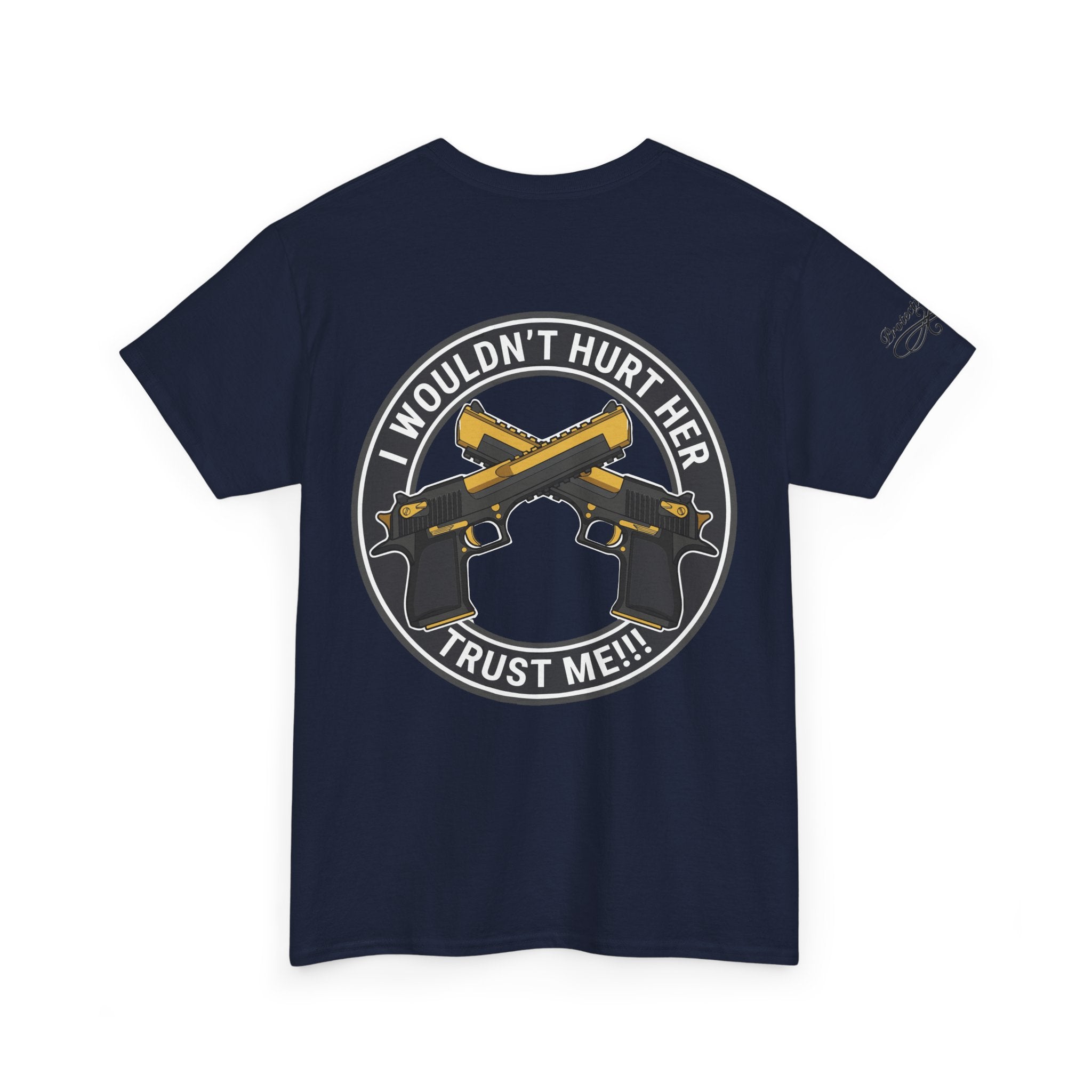 Protective Dad Pistols T-Shirt | Here’s Your Warning