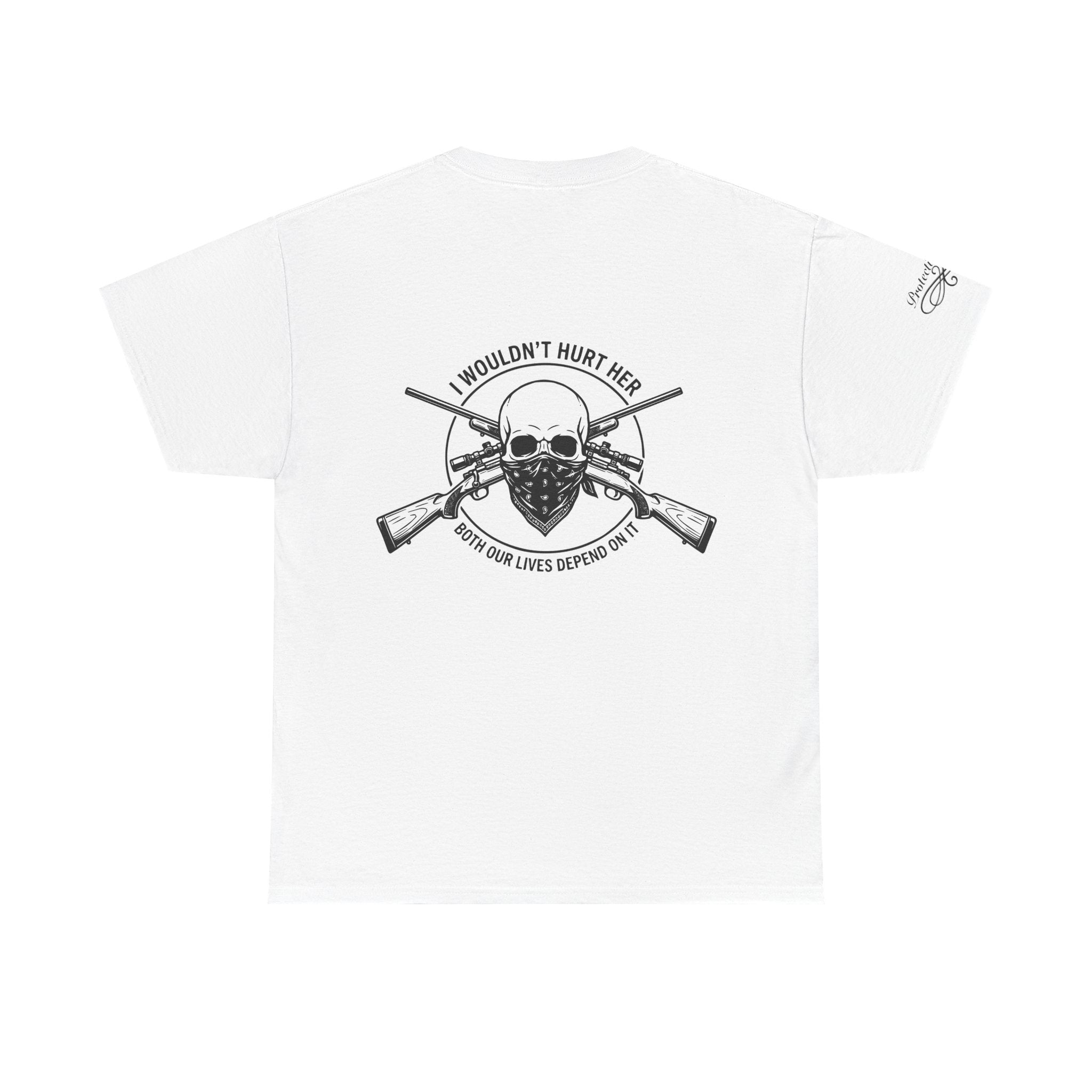 Protective Dad Rifles T-Shirt | Here’s Your Warning