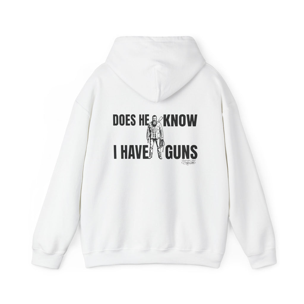 Protective Dad Does He Know Hoodie | Here’s Your Warning