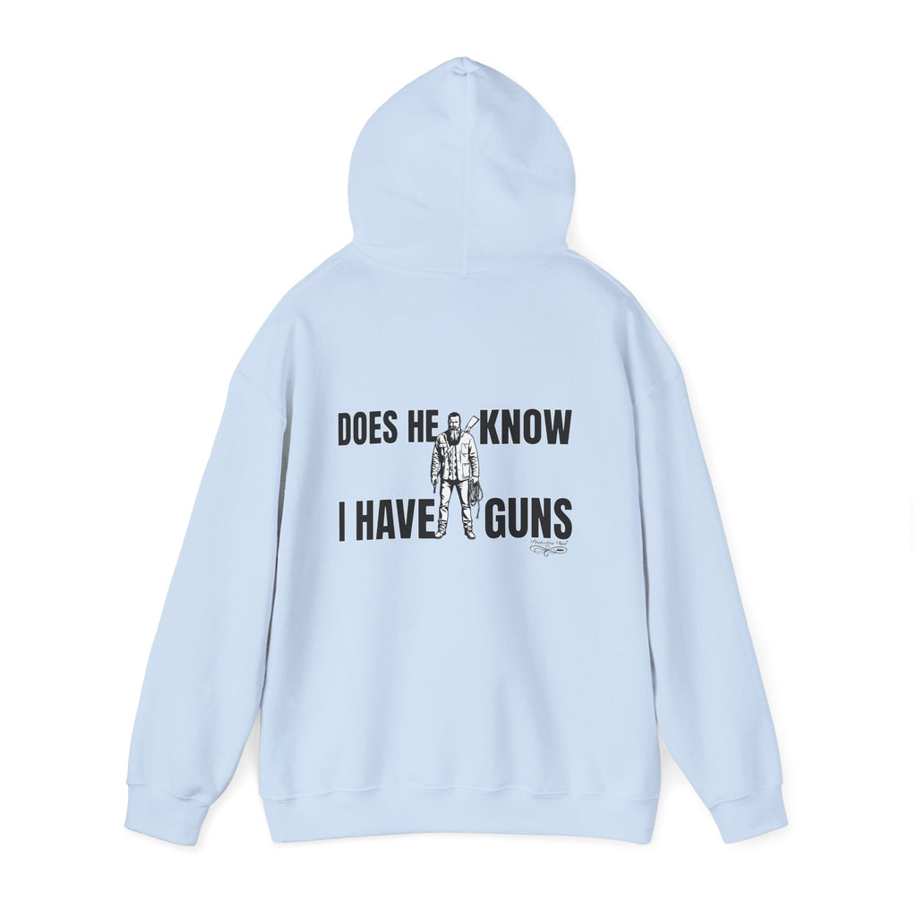 Protective Dad Does He Know Hoodie | Here’s Your Warning