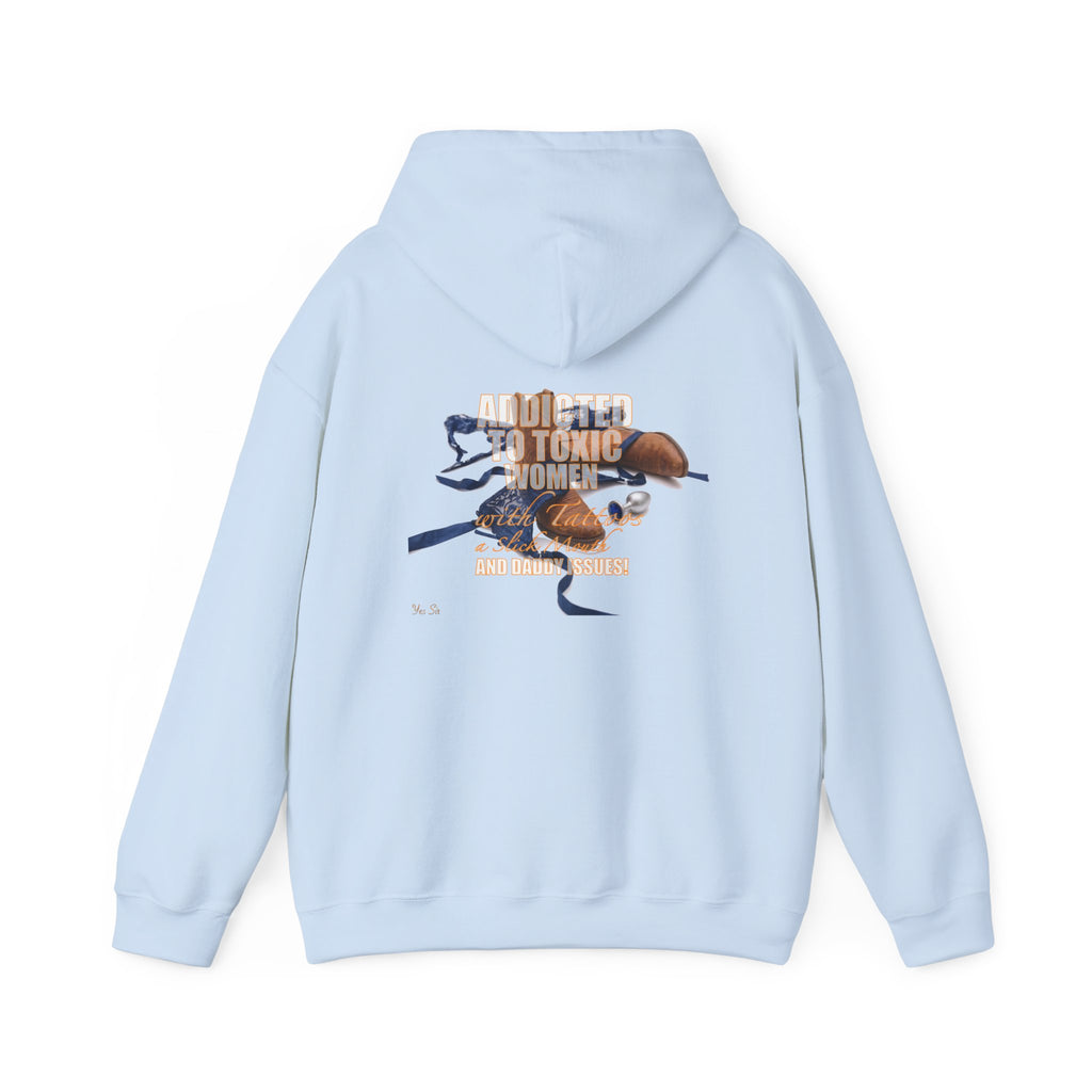 Addicted | Yes Sir Hoodie | Recovering Addict Graphic Hoodie