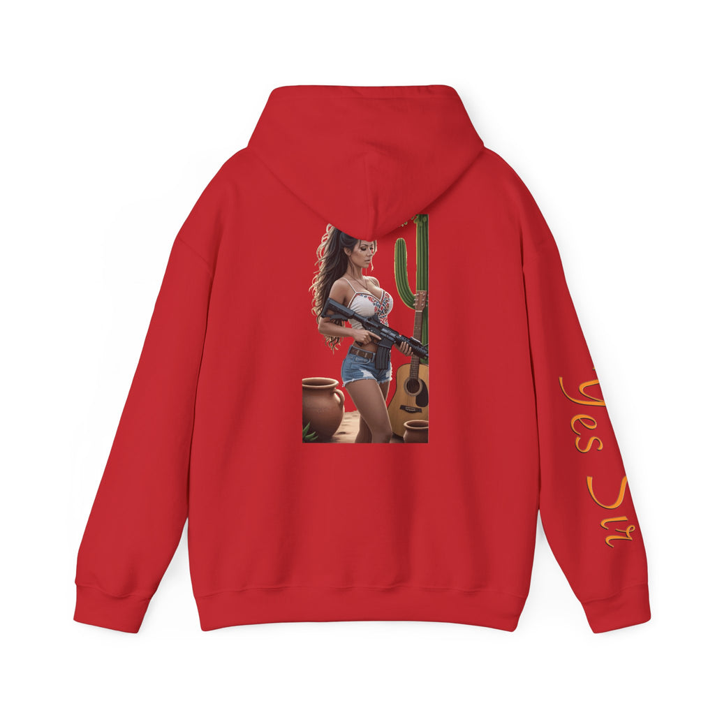 Nice Guitar- Yes Sir Hoodie | Parental Advisory  for the Bearded