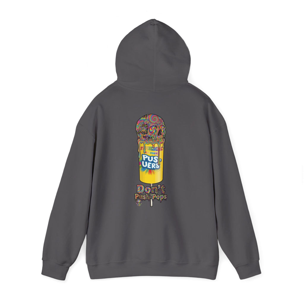 Skullcream-Don’t Push-Pops Hoodie | Dripping Skull Graphic