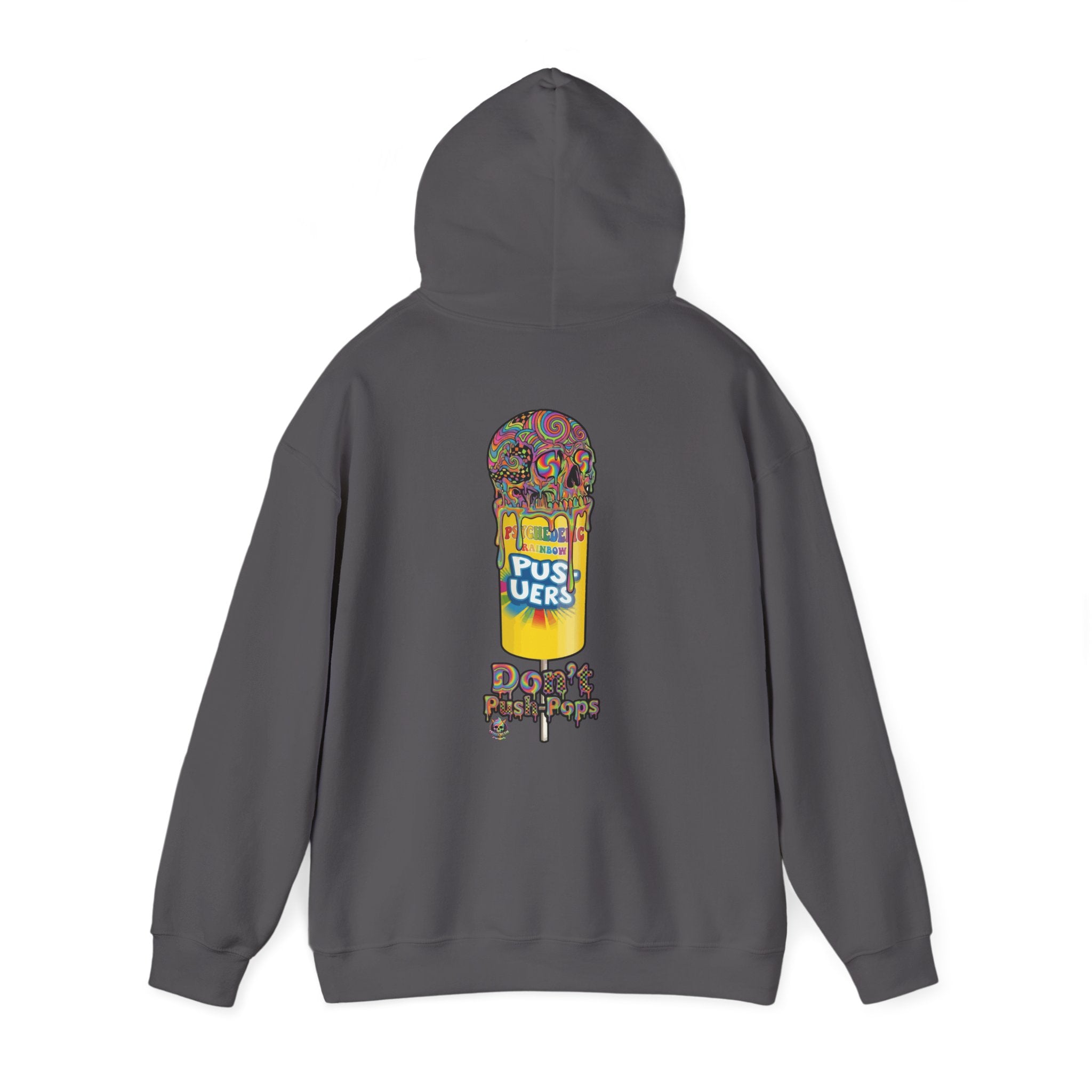 Skullcream-Don’t Push-Pops Hoodie | Dripping Skull Graphic
