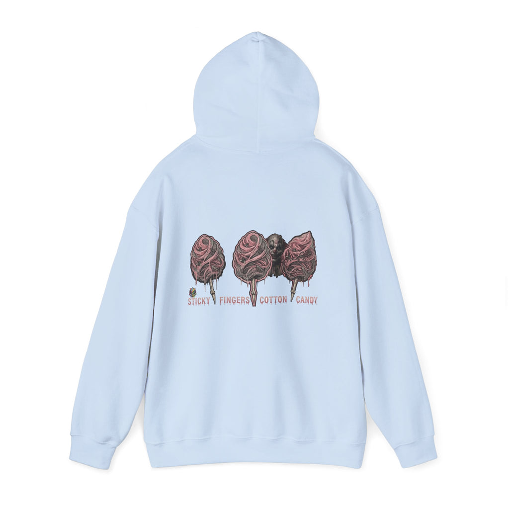 Cotton Candy Skullcream Hoodie — Sticky Fingers Band Graphic Pullover
