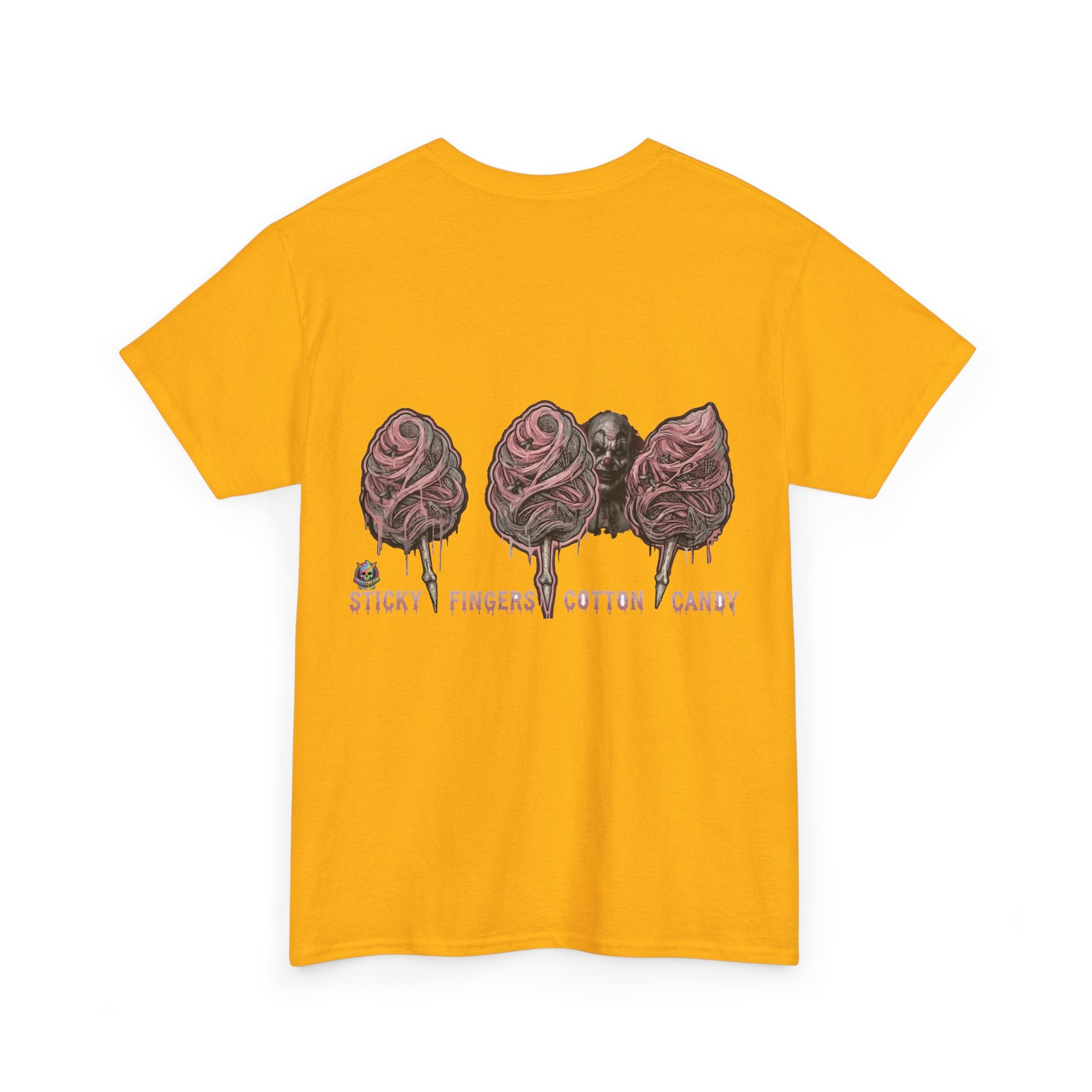 Cotton Candy Skullcream T Shirt — 'Sticky Fingers' Graphic T-Shirt