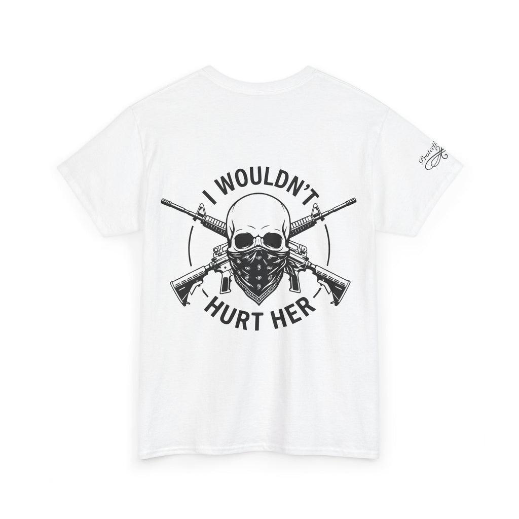 Protective Dad-Assault Rifle T-Shirt | Here’s Your Warning