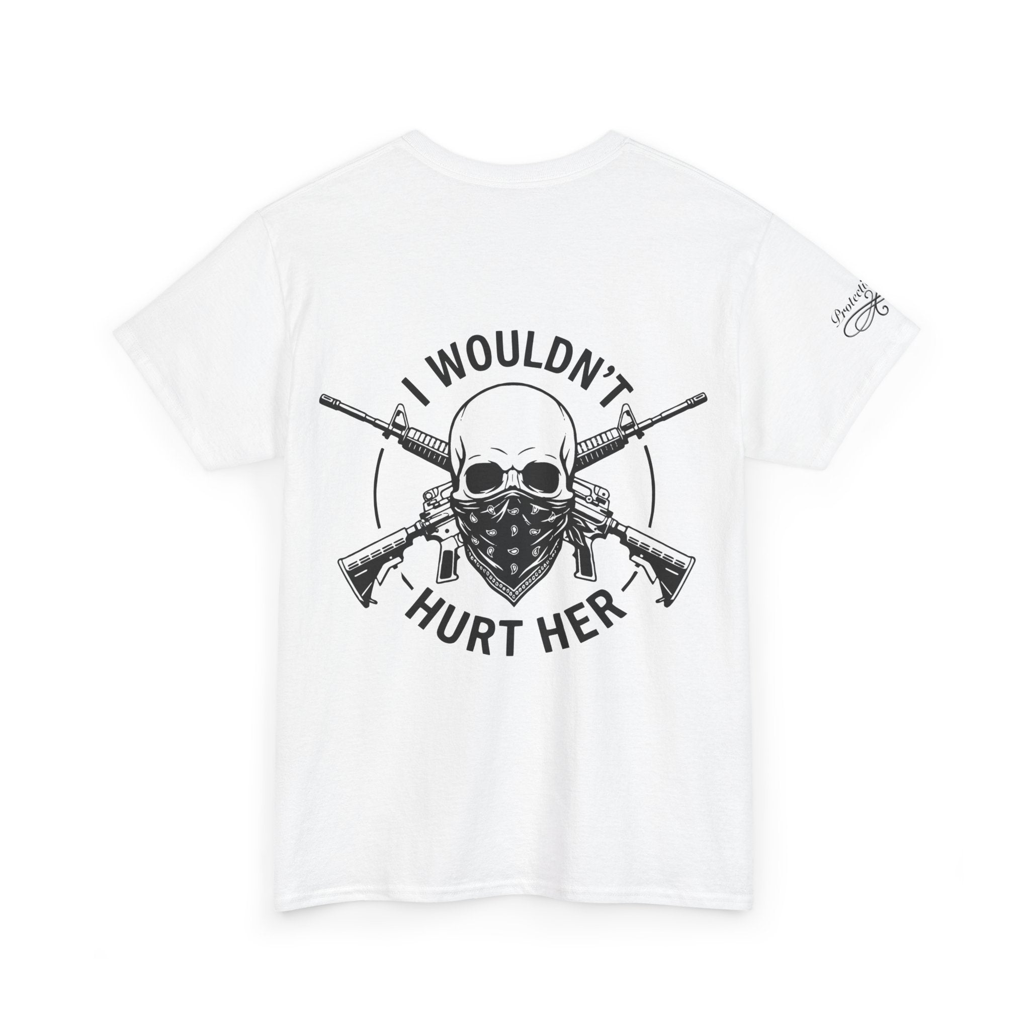 Protective Dad-Assault Rifle T-Shirt | Here’s Your Warning