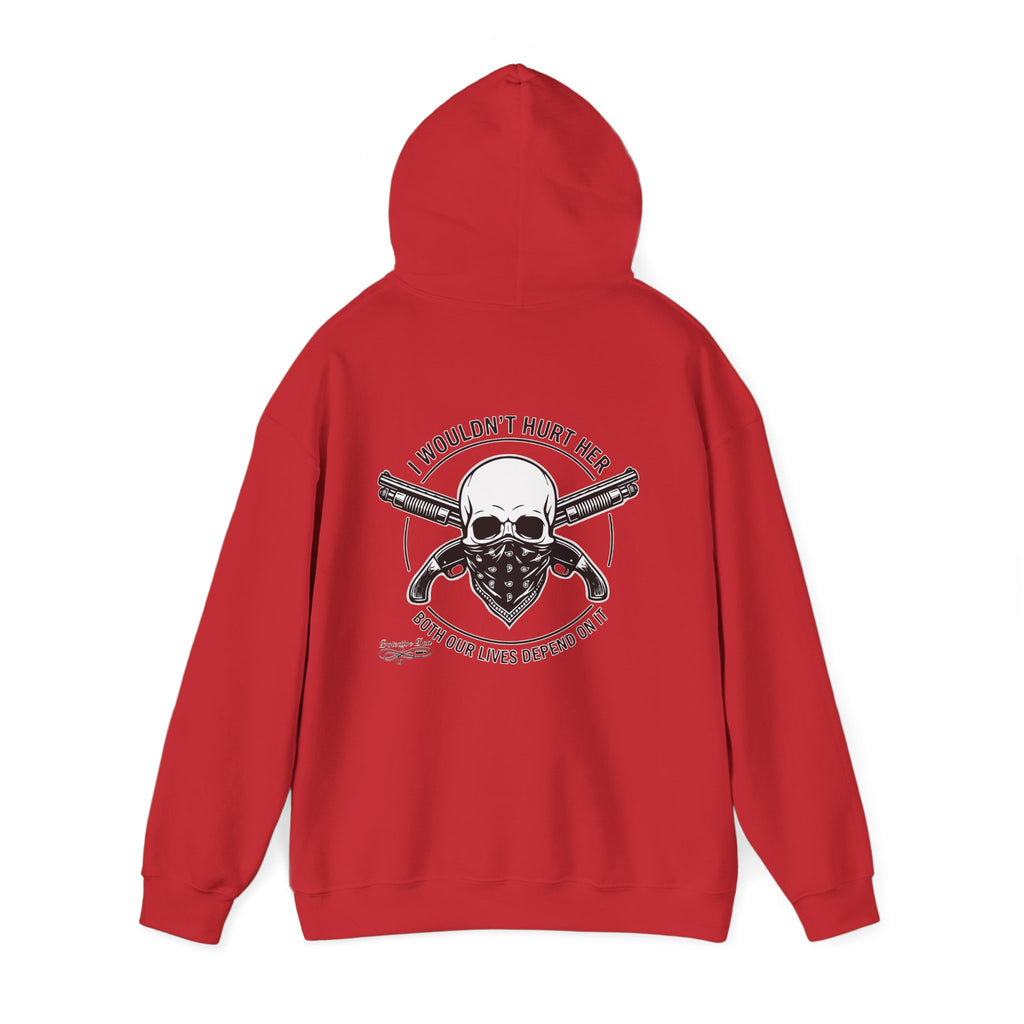 Protective Dad Sawed Off Shotguns - Hoodie | Here’s Your Warning
