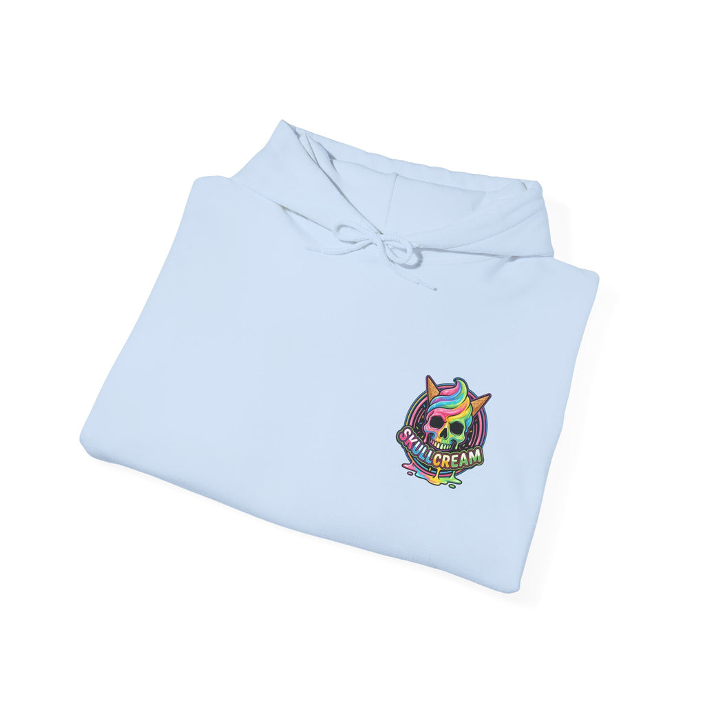 Skullcream-Skullberry Shortcake Hoodie | Dripping Skull Graphic