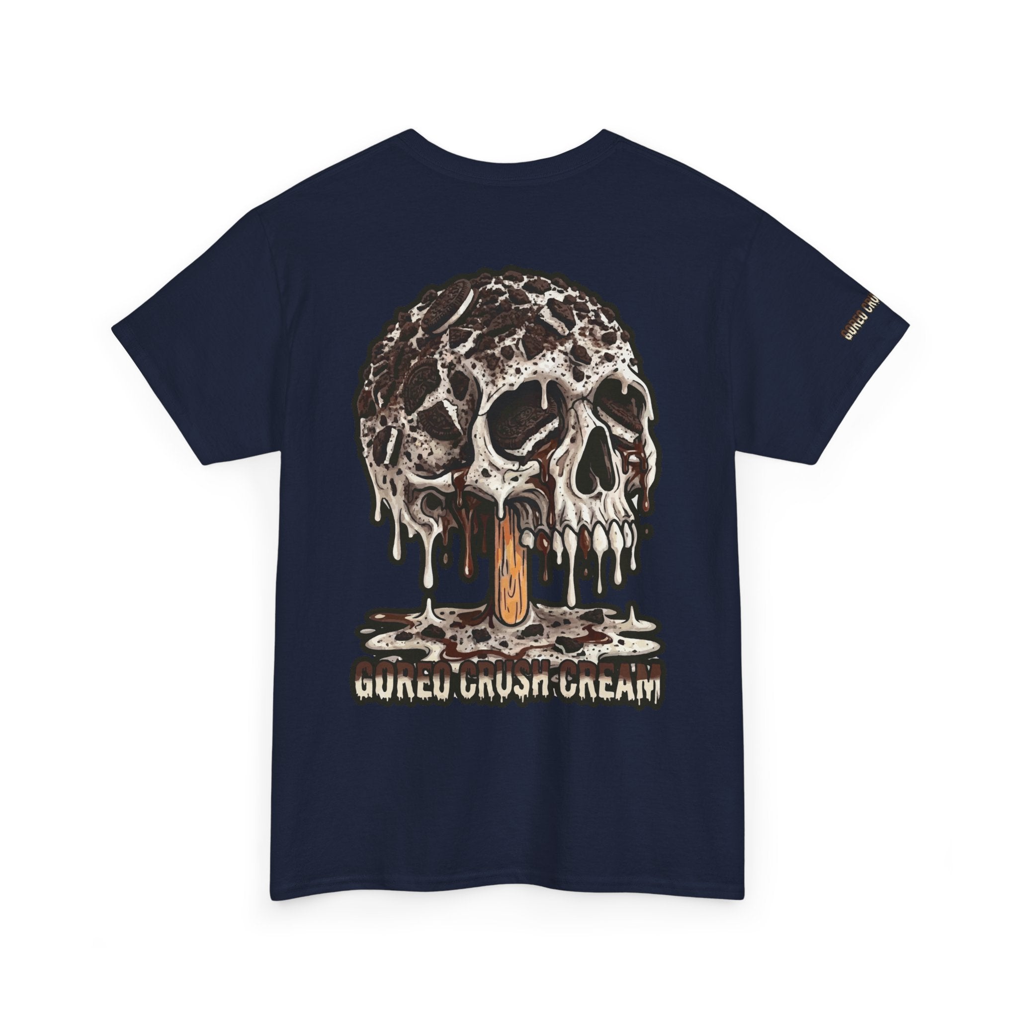 Skullcream-Goreo Crush Cream T-Shirt | Colorful Drip Graphic Tee