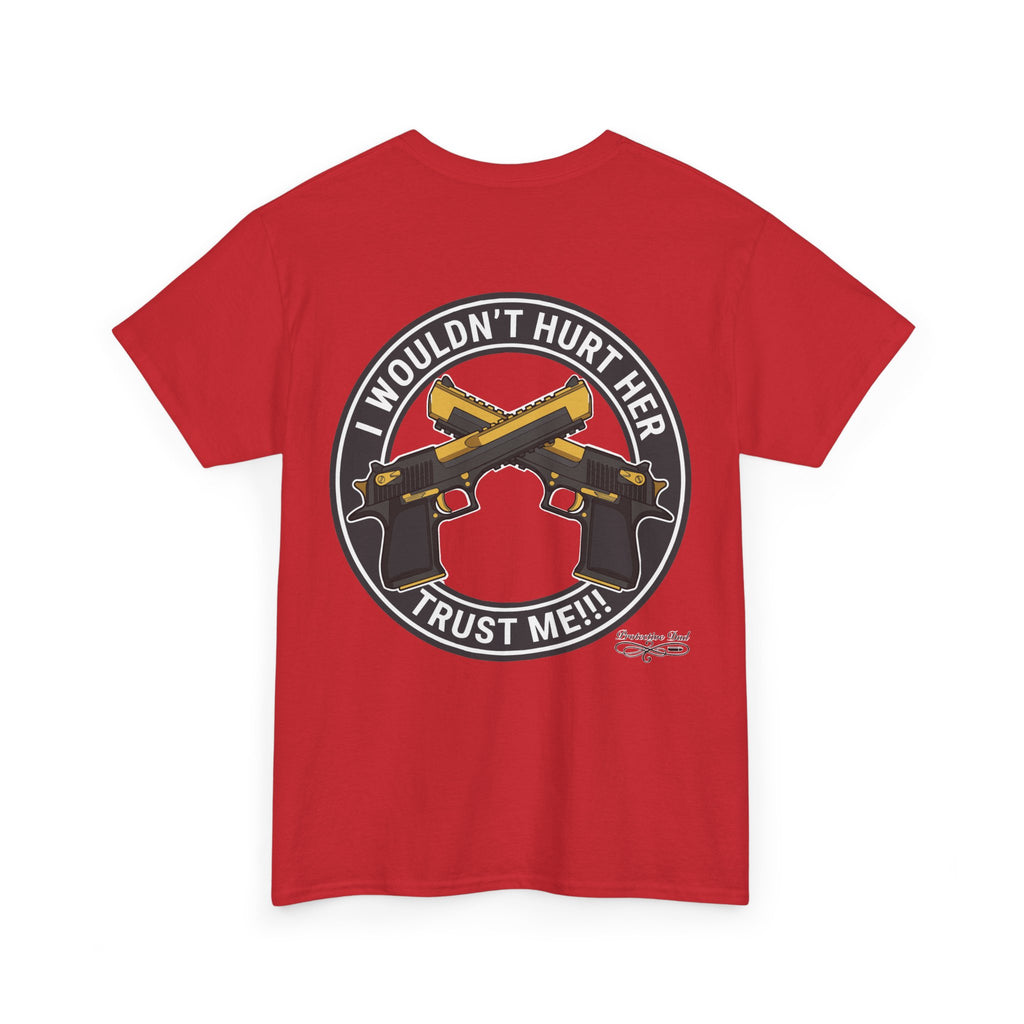 Protective Dad Pistols T-Shirt | Here’s Your Warning