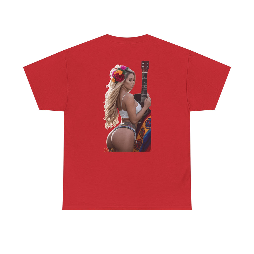 Pretty Flowers-Yes Sir T-Shirt | Parental Advisory  for the Bearded
