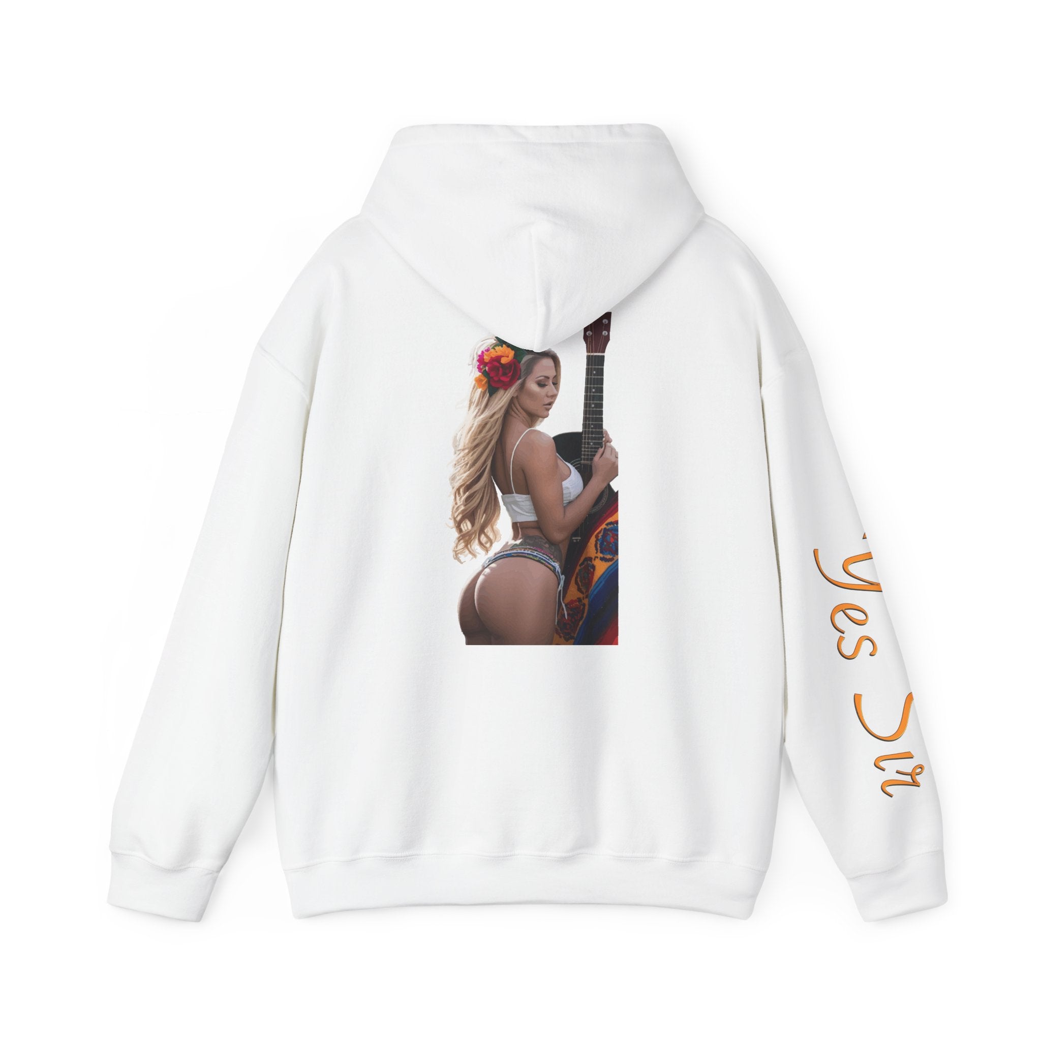 Pretty Flowers Yes Sir Hoodie | Parental Advisory  for the Bearded
