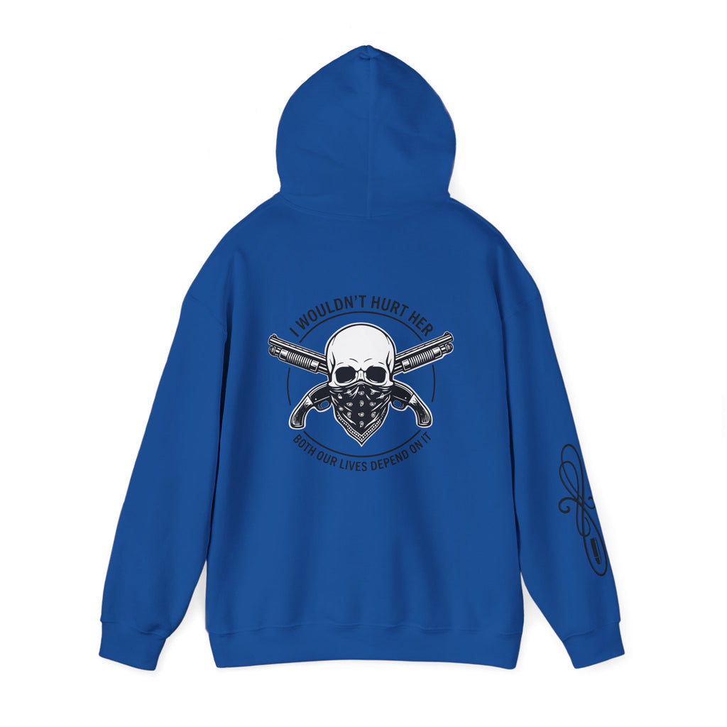 Protective Dad Sawed Off Shotguns - Hoodie | Here’s Your Warning