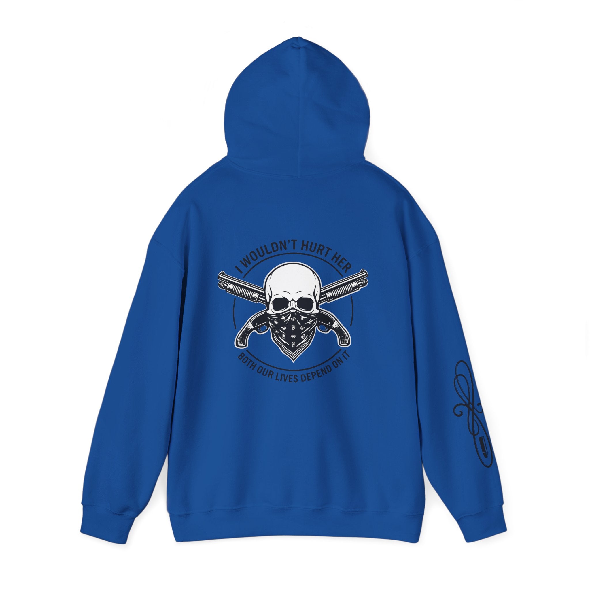 Protective Dad Sawed Off Shotguns - Hoodie | Here’s Your Warning