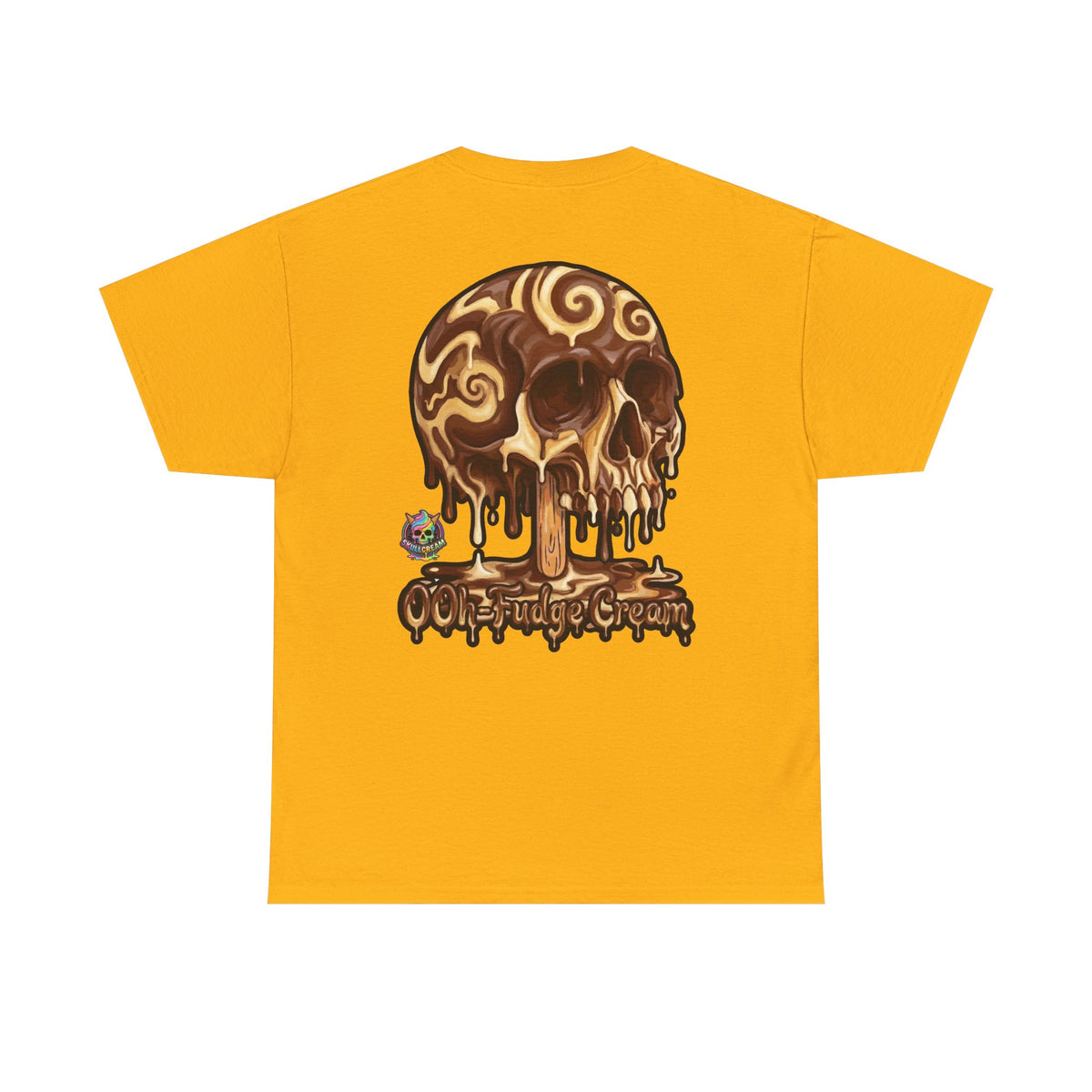 Skullcream-Ooh-Fudge Cream T-Shirt | Colorful Drip Graphic Tee