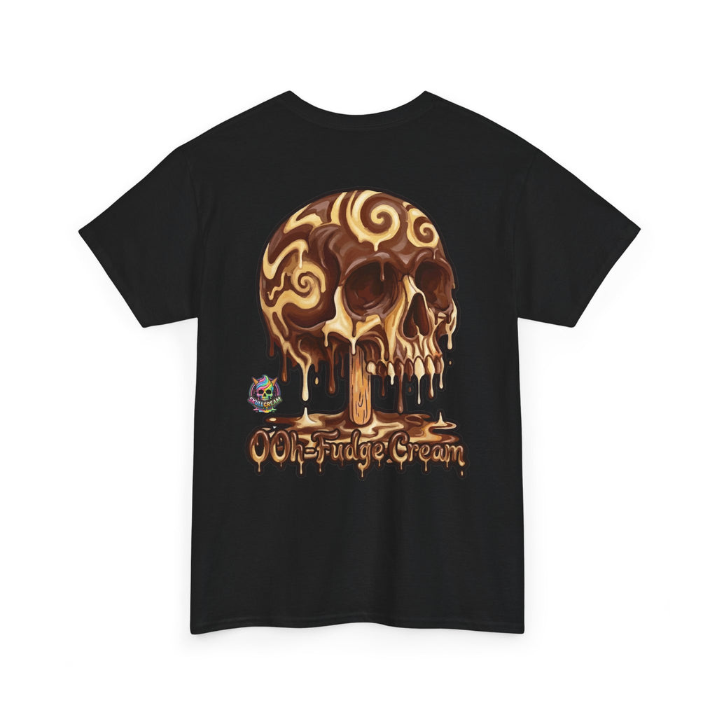Skullcream-Ooh-Fudge Cream T-Shirt | Colorful Drip Graphic Tee