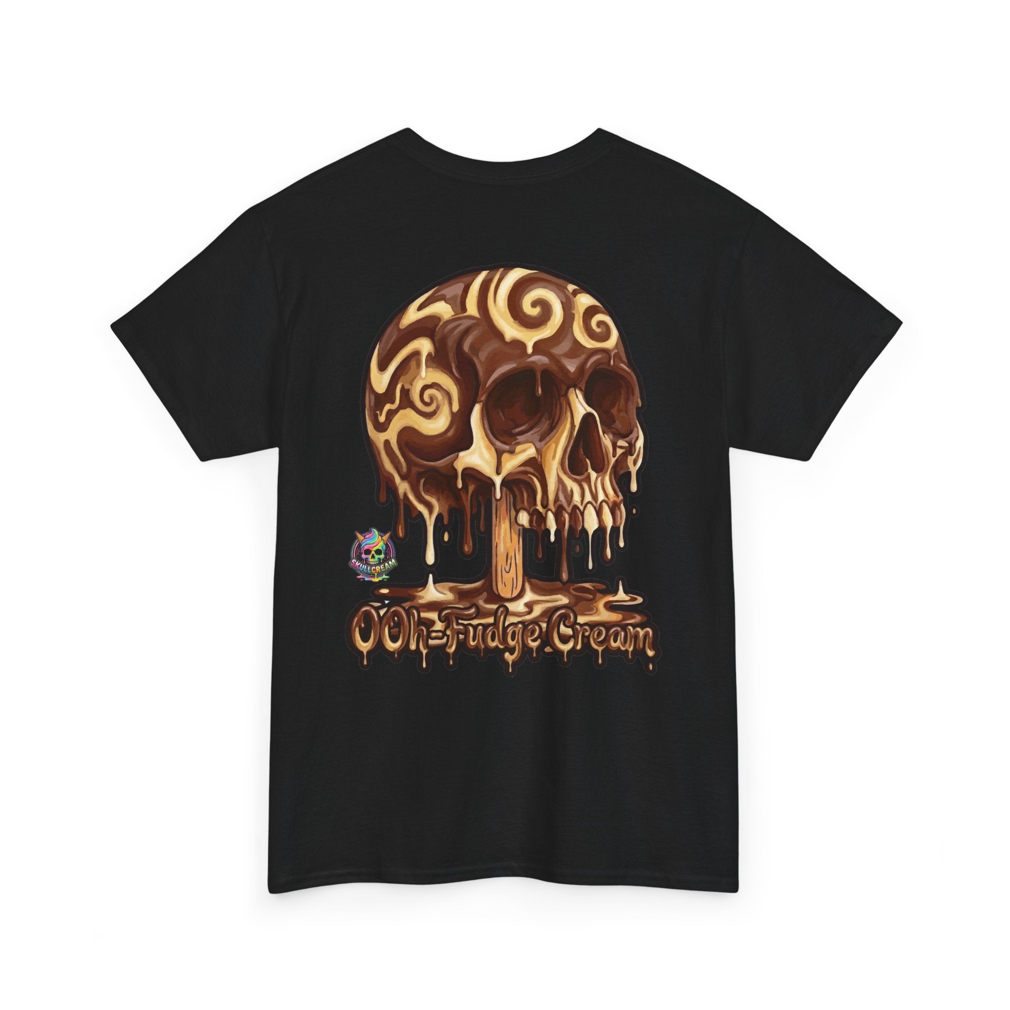 Skullcream-Ooh-Fudge Cream T-Shirt | Colorful Drip Graphic Tee