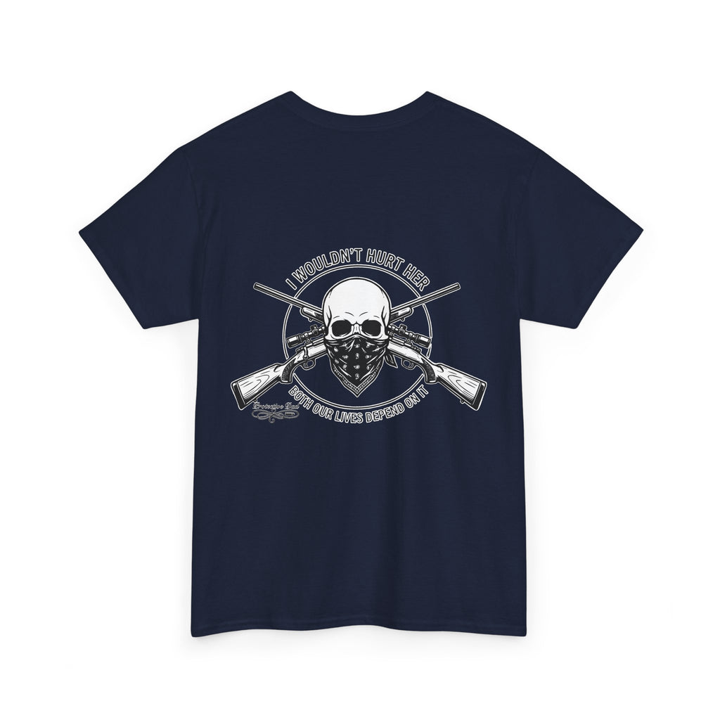 Protective Dad Rifles T-Shirt | Here’s Your Warning