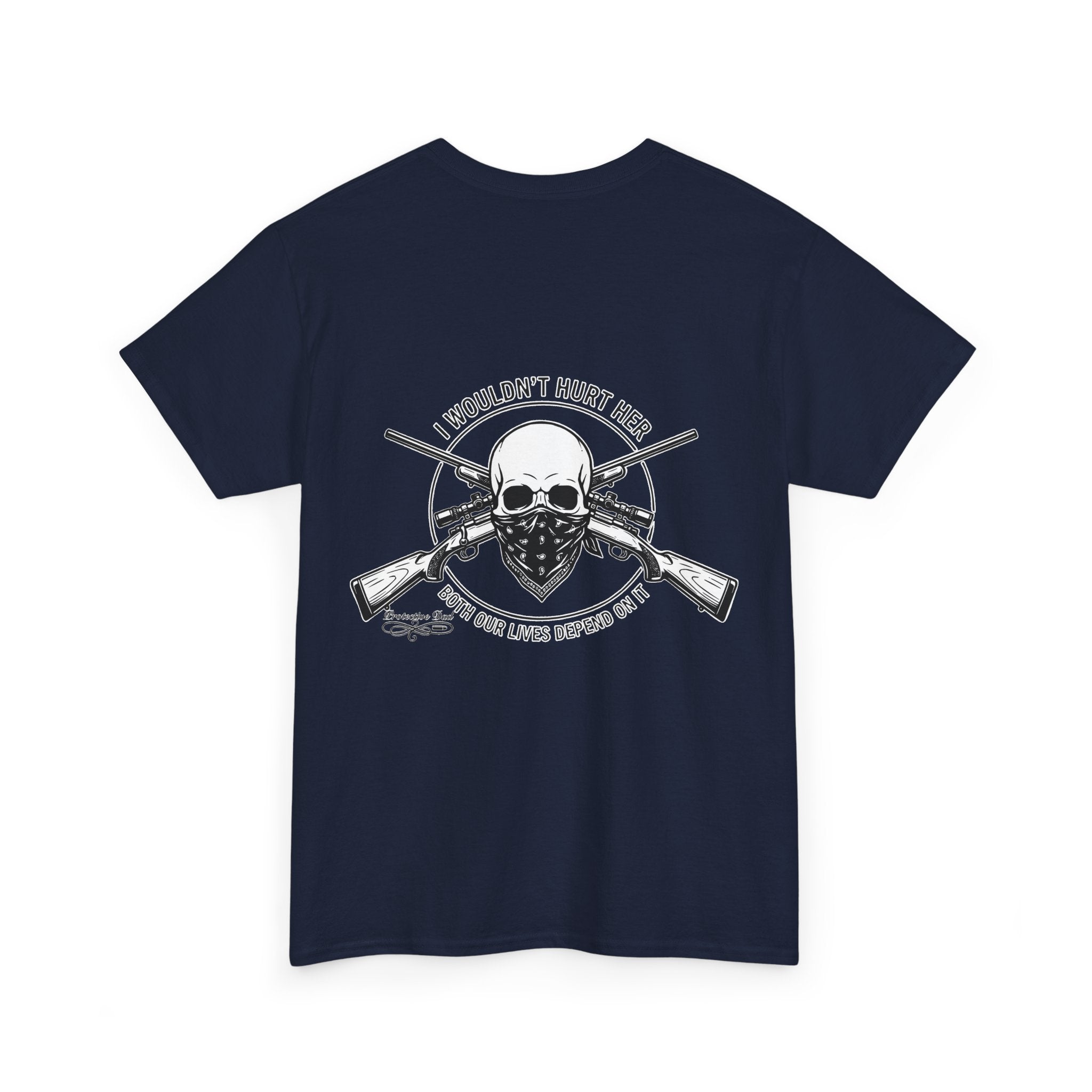 Protective Dad Rifles T-Shirt | Here’s Your Warning