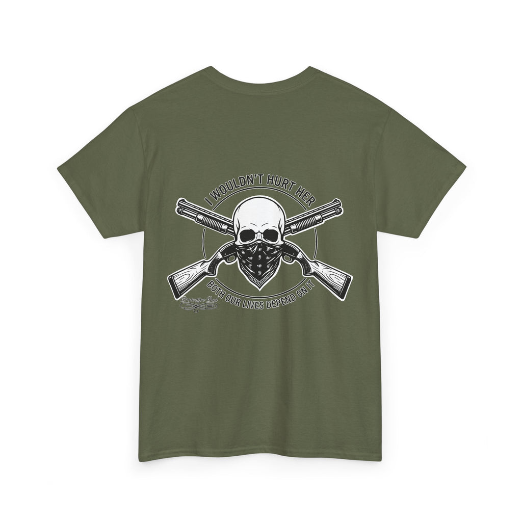 Protective Dad Shotguns T-Shirt | Here’s Your Warning