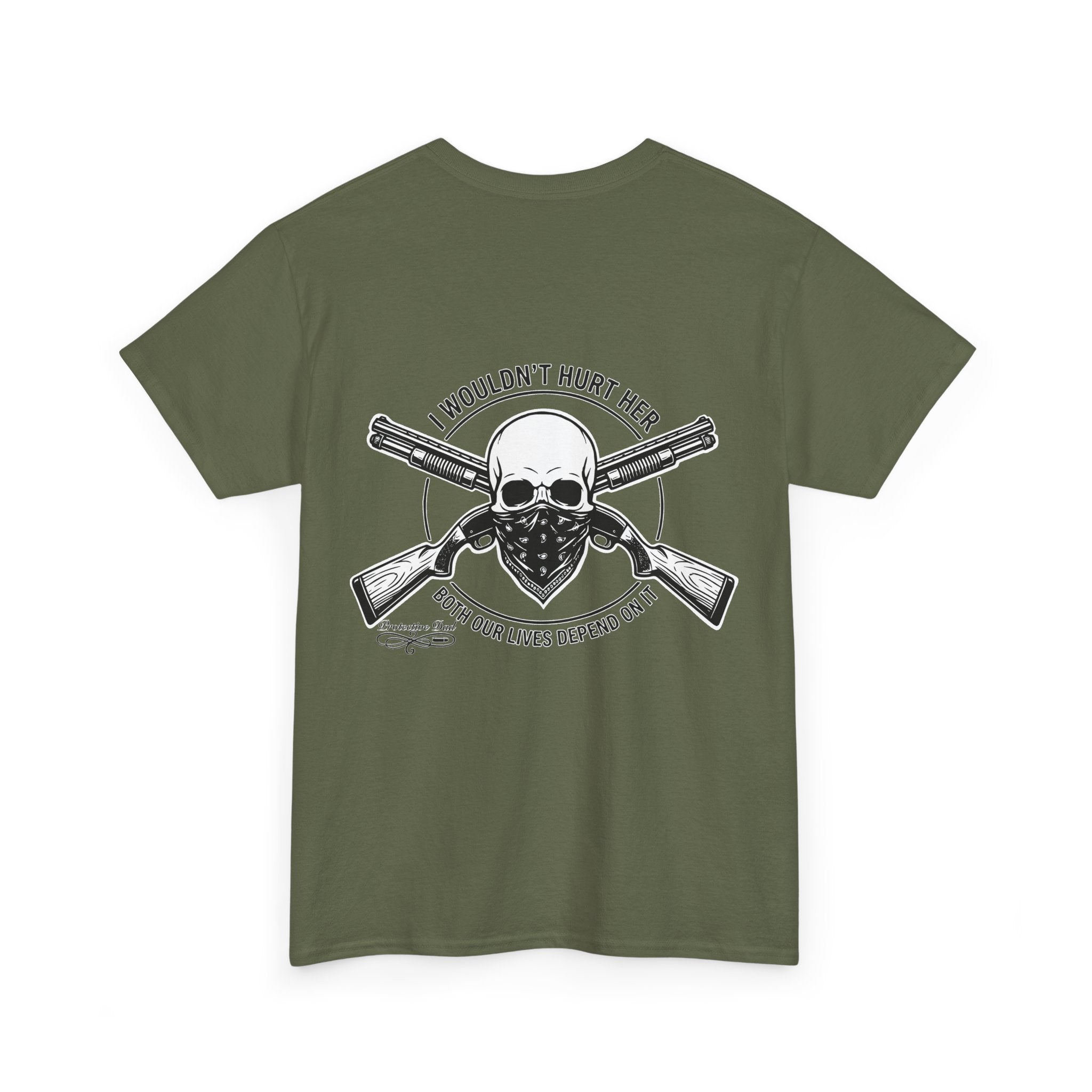 Protective Dad Shotguns T-Shirt | Here’s Your Warning