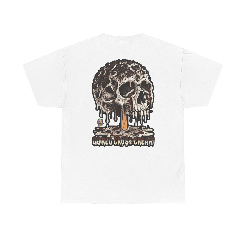 Skullcream-Goreo Crush Cream T-Shirt | Colorful Drip Graphic Tee