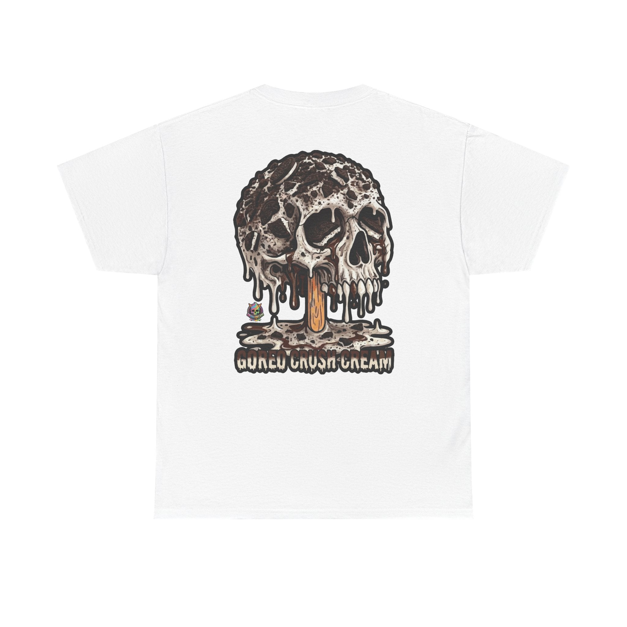 Skullcream-Goreo Crush Cream T-Shirt | Colorful Drip Graphic Tee