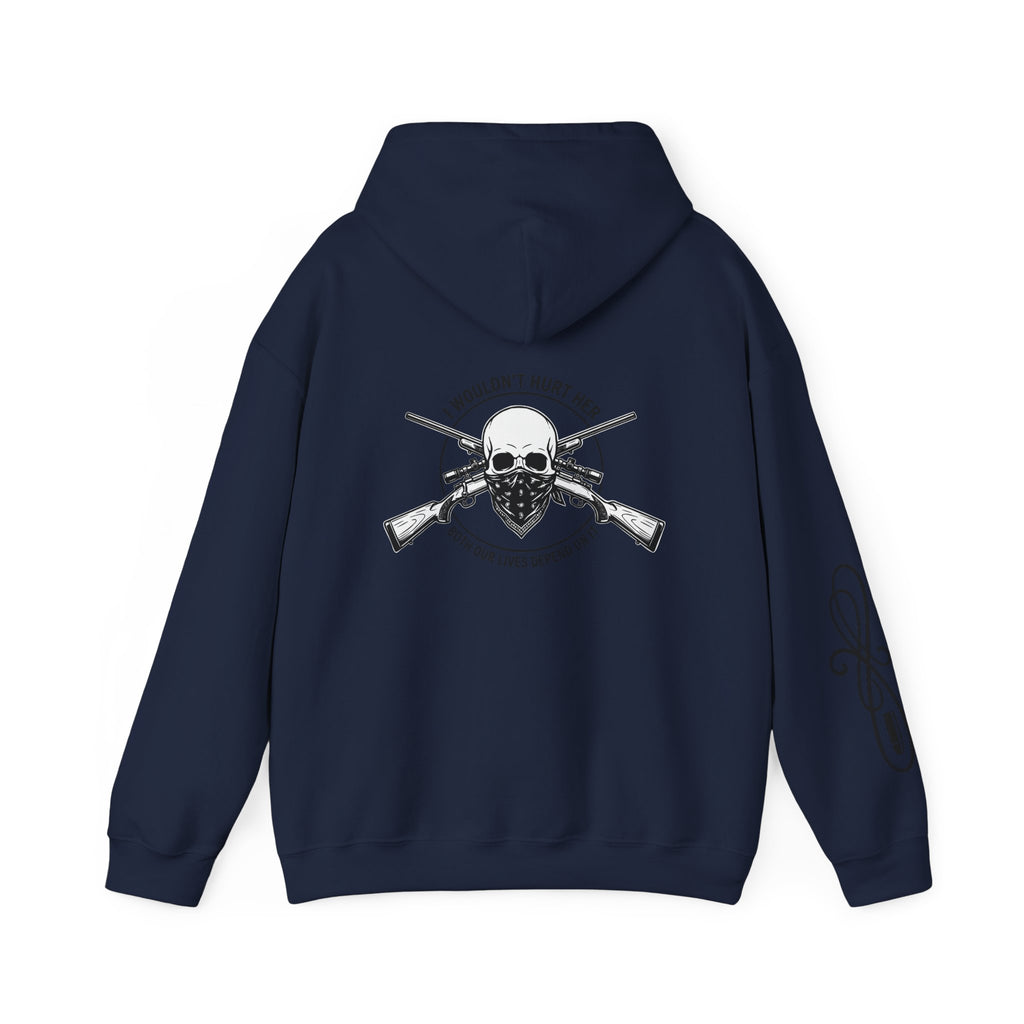 Protective Dad Rifle - Hoodie | Here’s Your Warning