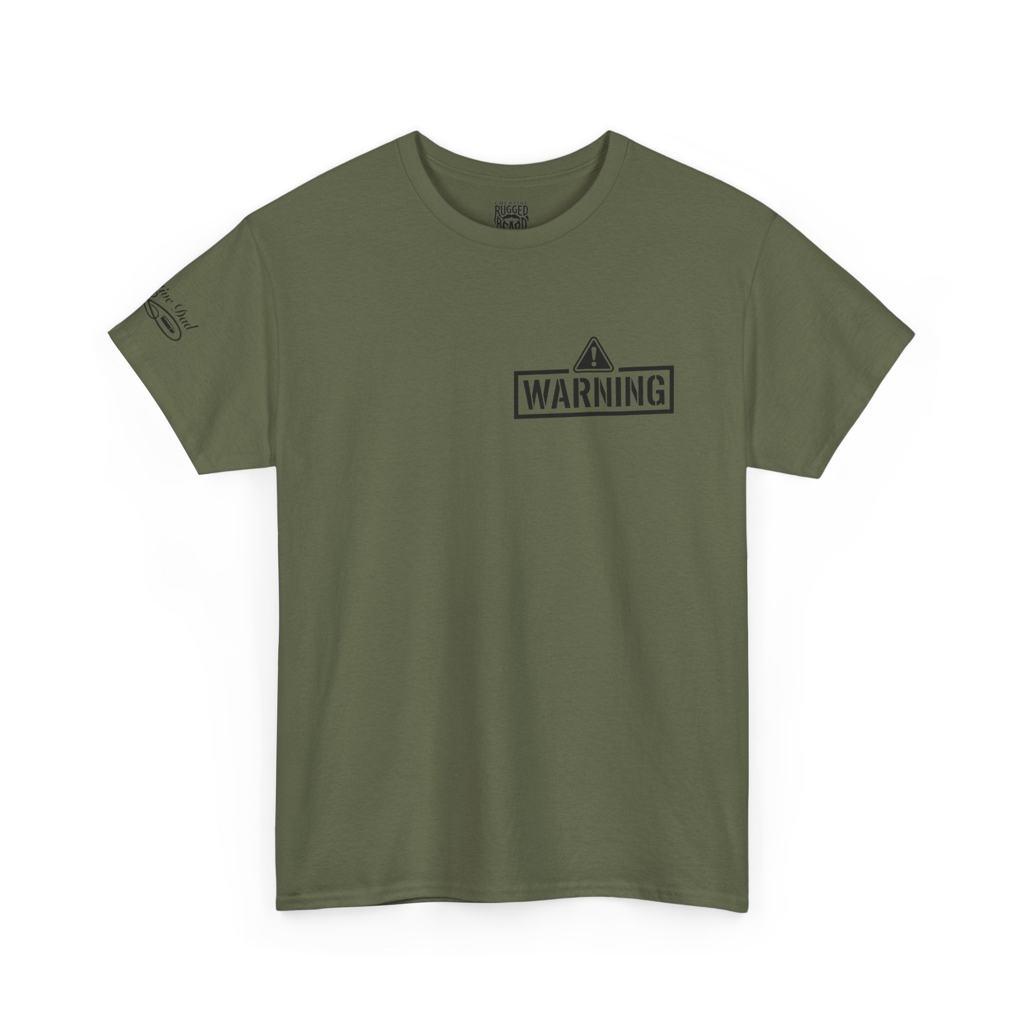 Protective Dad Sawed Off Shotguns T-Shirt | Here’s Your Warning