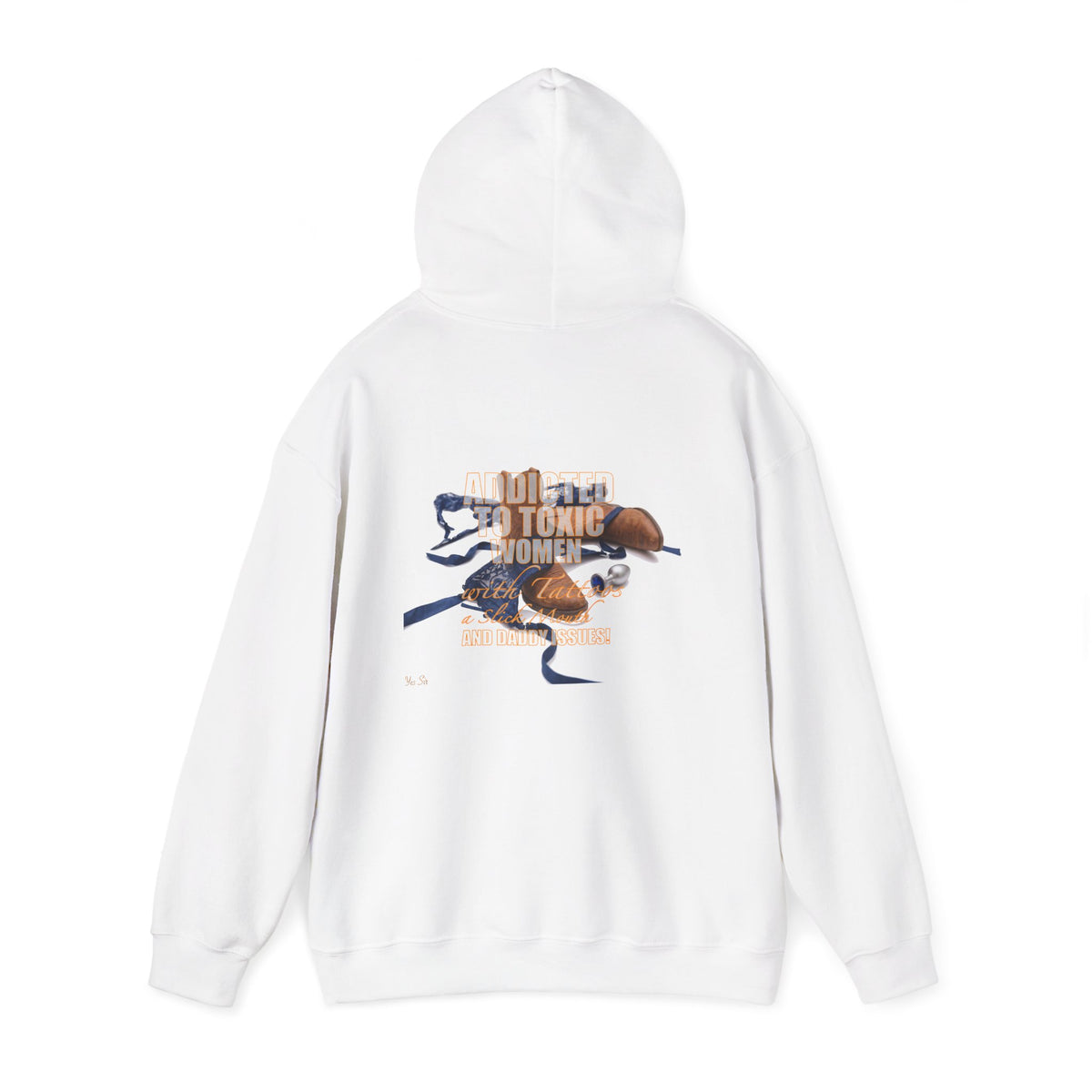 Addicted | Yes Sir Hoodie | Recovering Addict Graphic Hoodie