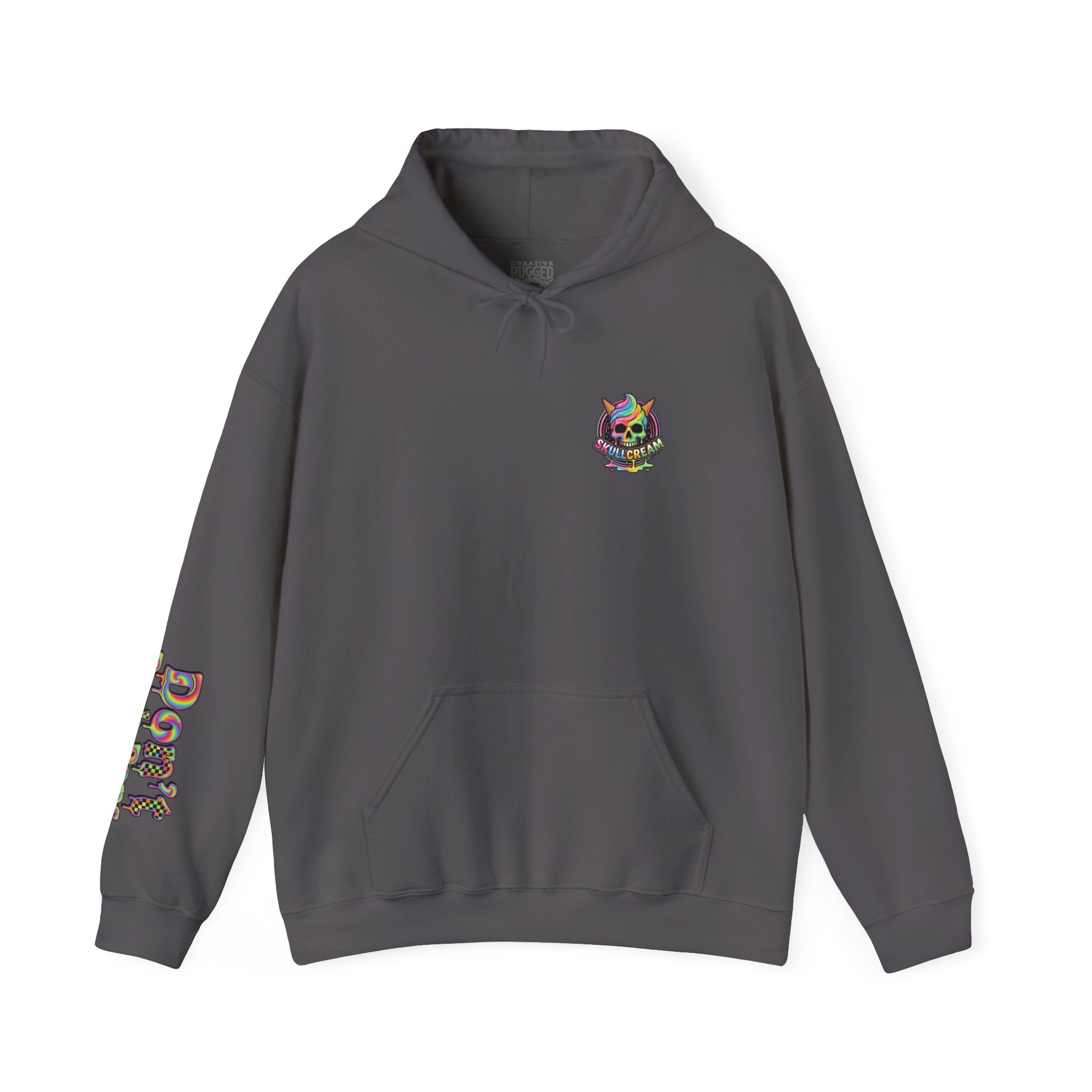 Skullcream-Don’t Push-Pops Hoodie | Dripping Skull Graphic