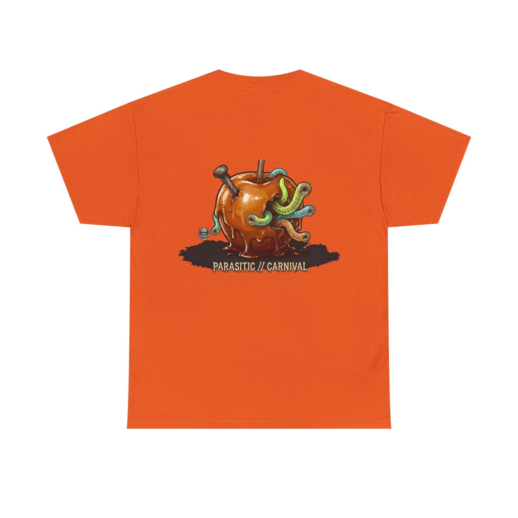 Skullcream Carnival Caramel Apple - Spooky Candy Apple Graphic T-Shirt