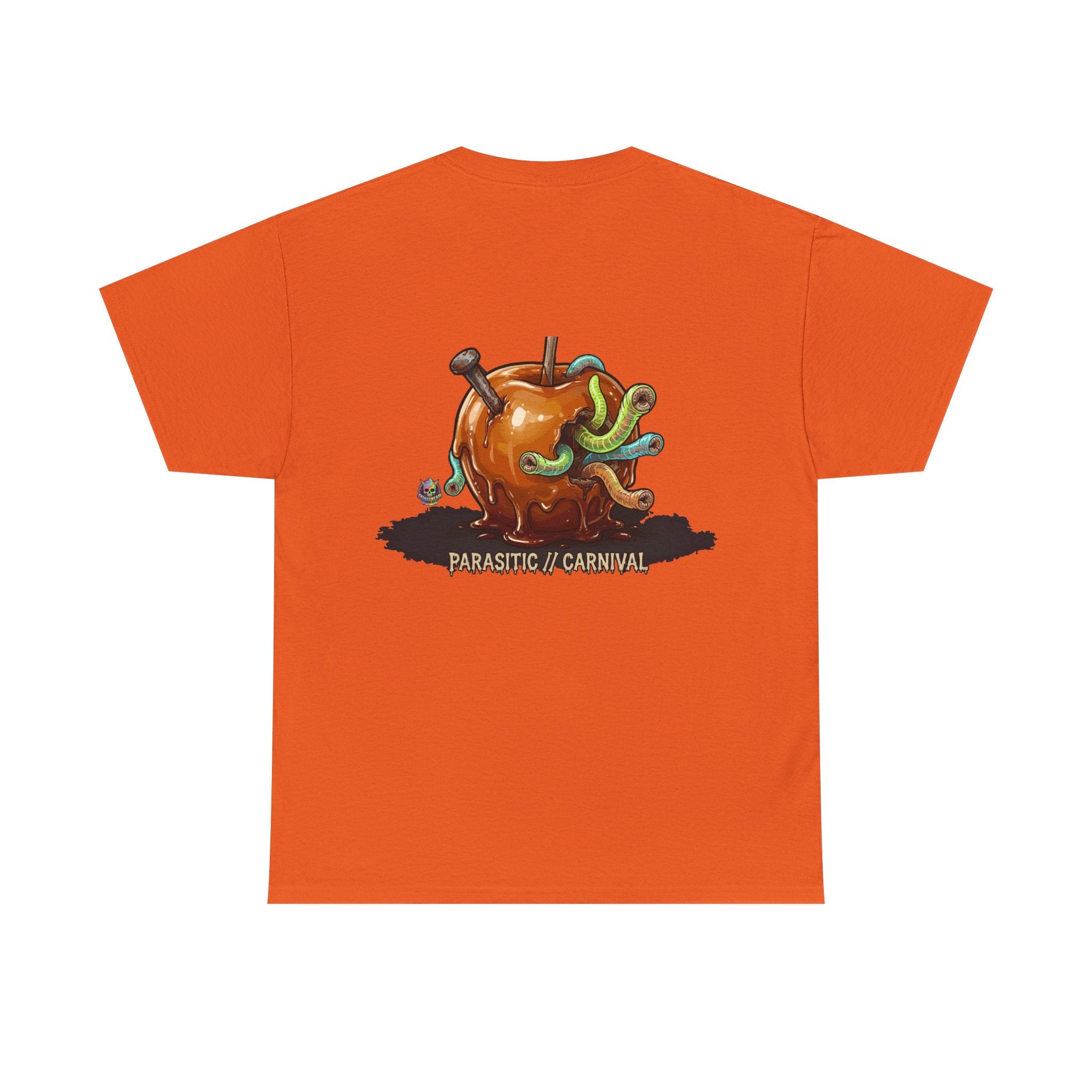 Skullcream Carnival Caramel Apple - Spooky Candy Apple Graphic T-Shirt