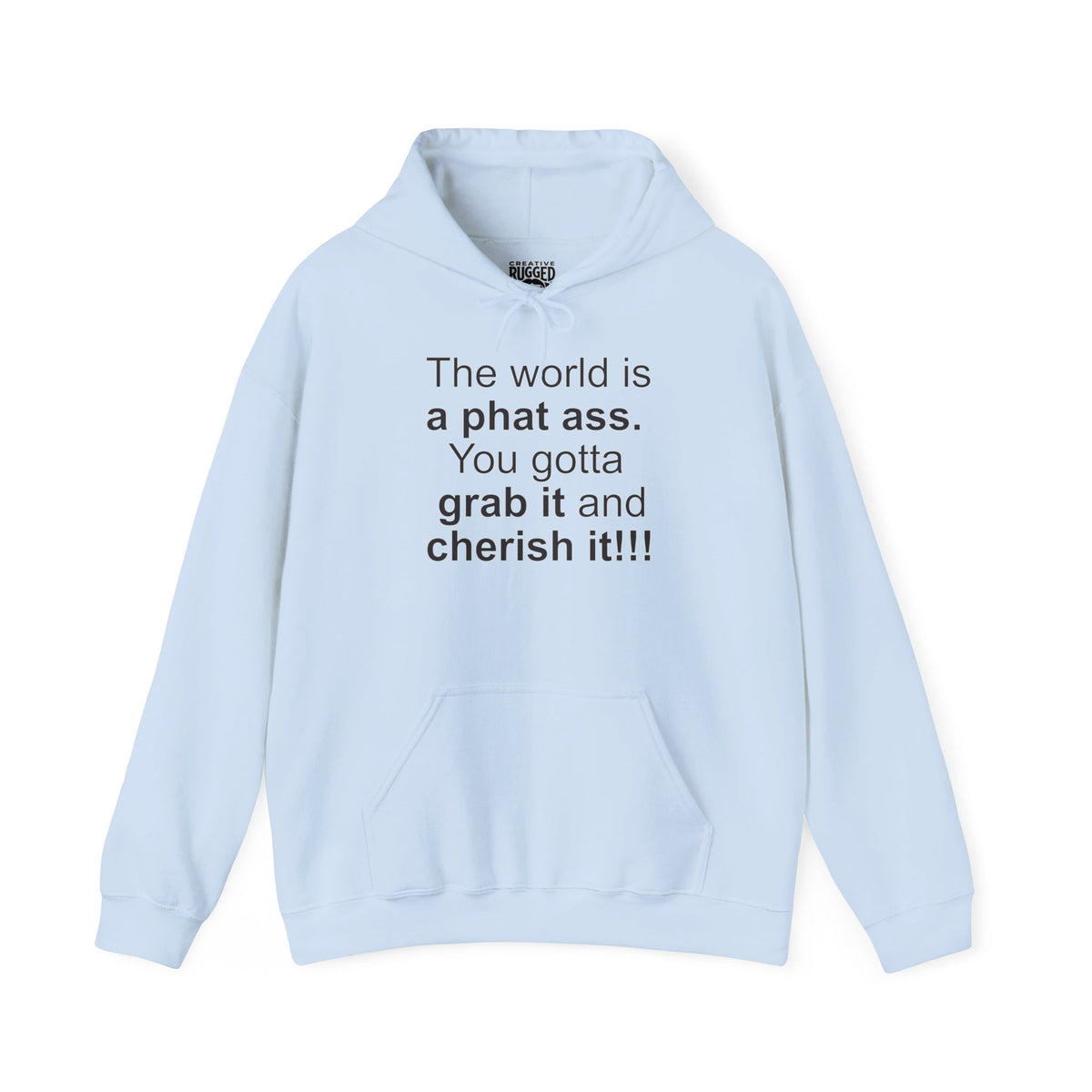 The World | Yes Sir Hoodie | Cherish It Graphic Hoodie