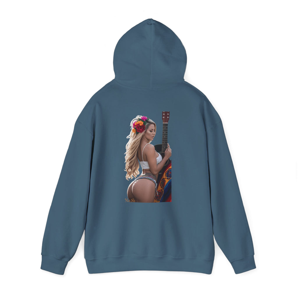 Pretty Flowers Yes Sir Hoodie | Parental Advisory  for the Bearded