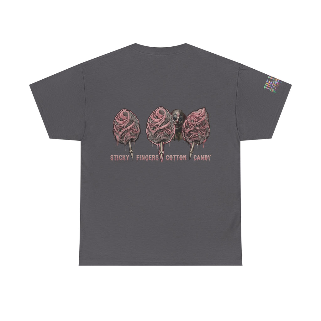 Cotton Candy Skullcream T Shirt — 'Sticky Fingers' Graphic T-Shirt