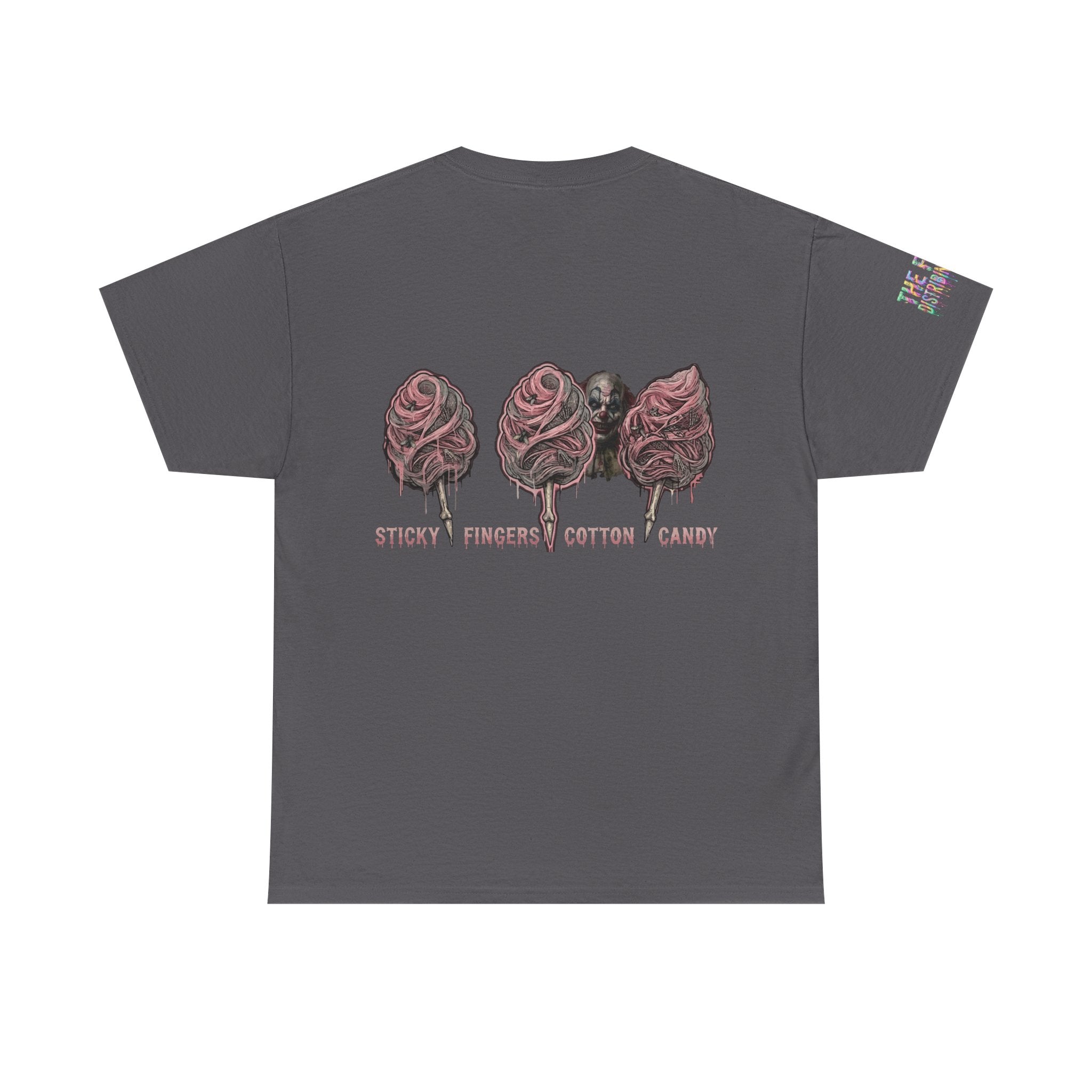 Cotton Candy Skullcream T Shirt — 'Sticky Fingers' Graphic T-Shirt