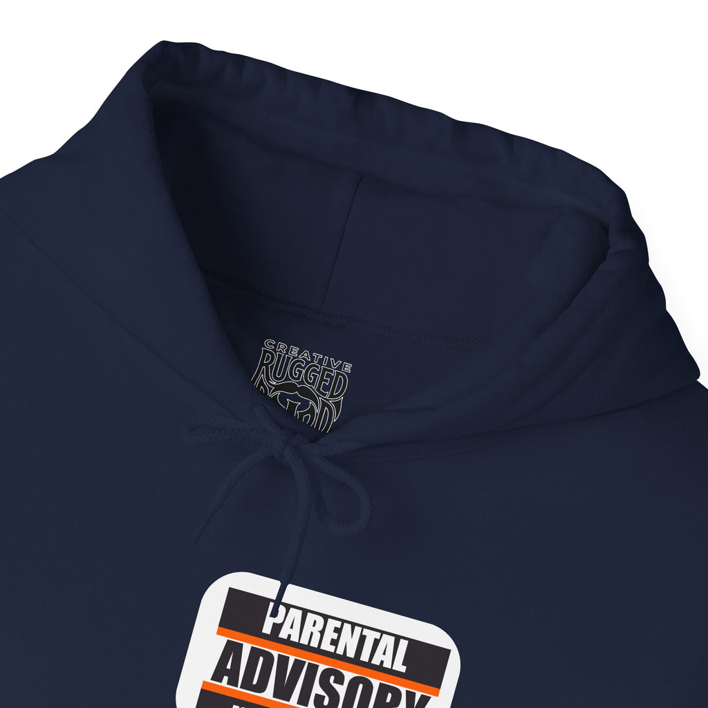 Under the Moon Light Yes Sir Hoodie | Parental Advisory  for the Bearded