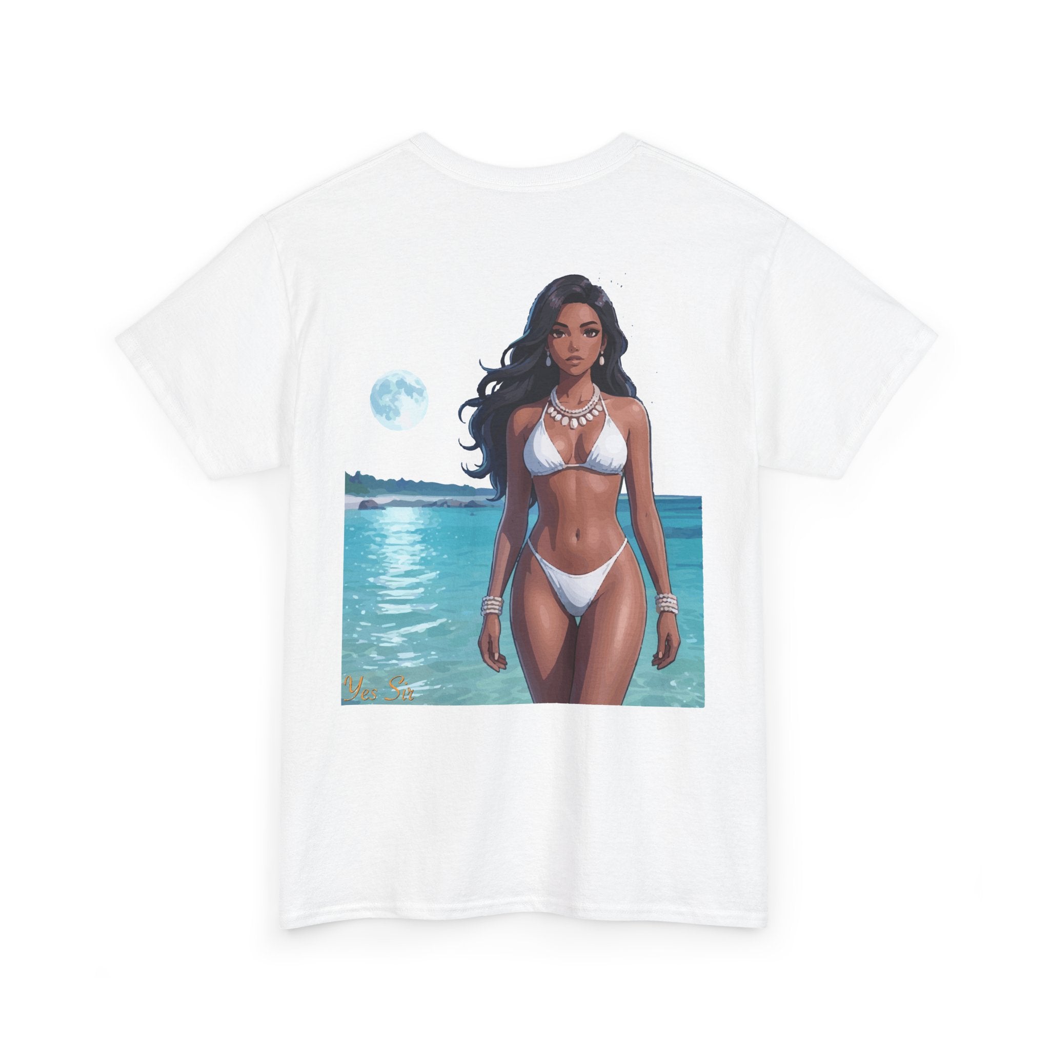 Under the Moon Light Yes Sir T-Shirt | Parental Advisory  for the Bearded