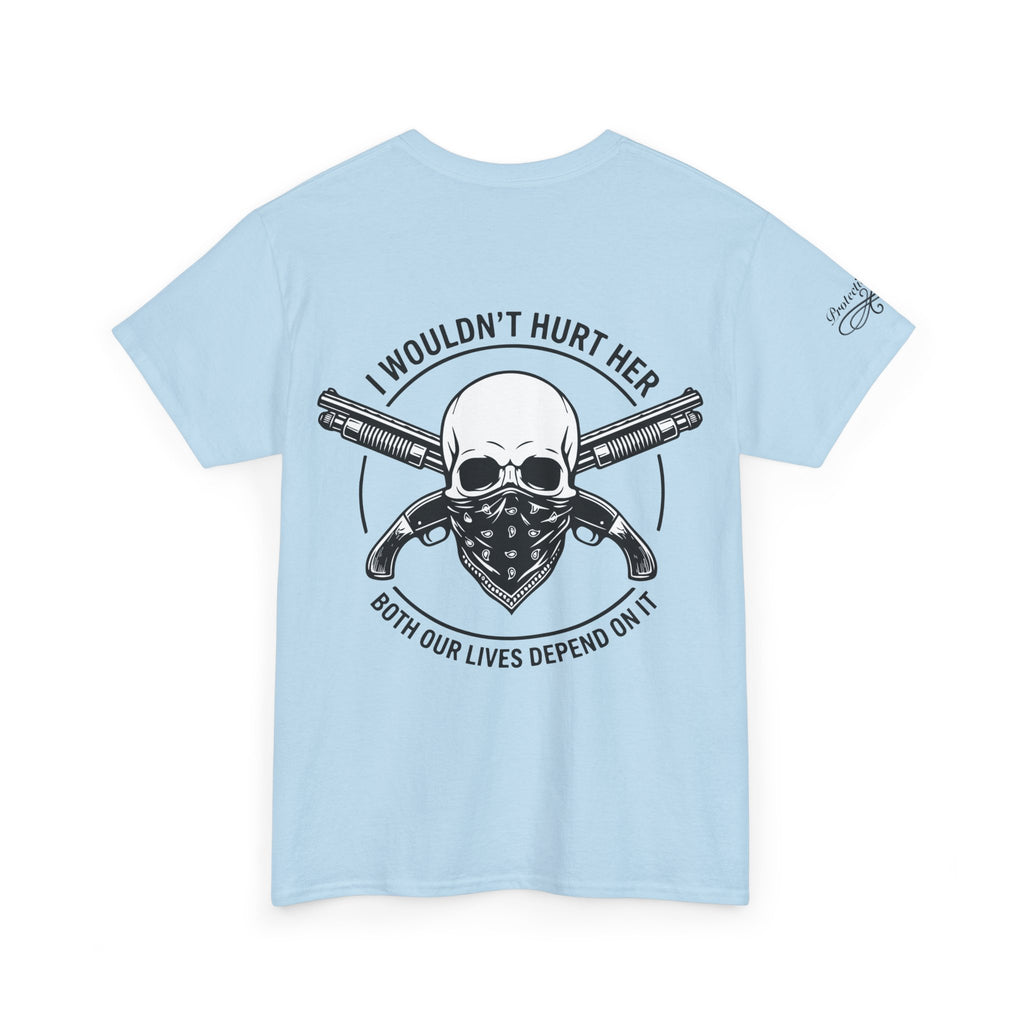 Protective Dad-Assault Rifle T-Shirt | Here’s Your Warning