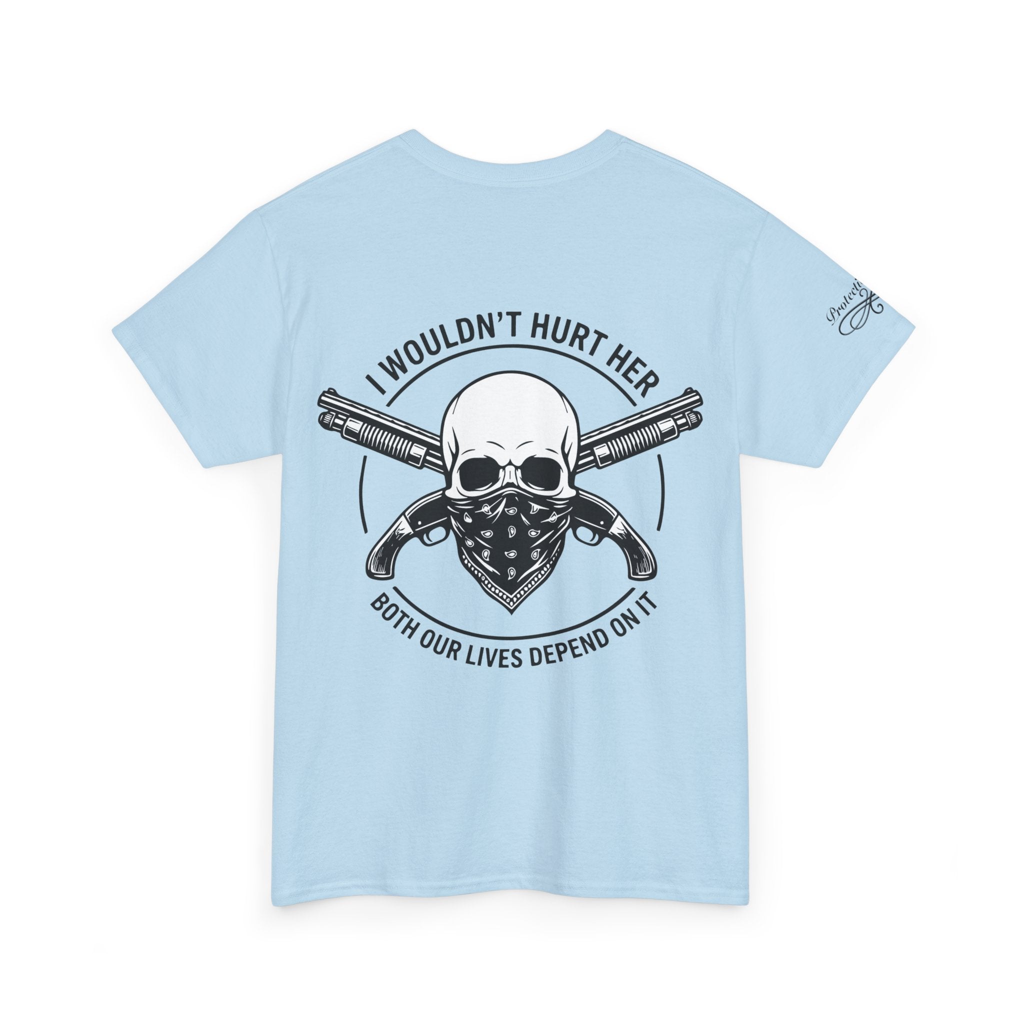 Protective Dad-Assault Rifle T-Shirt | Here’s Your Warning