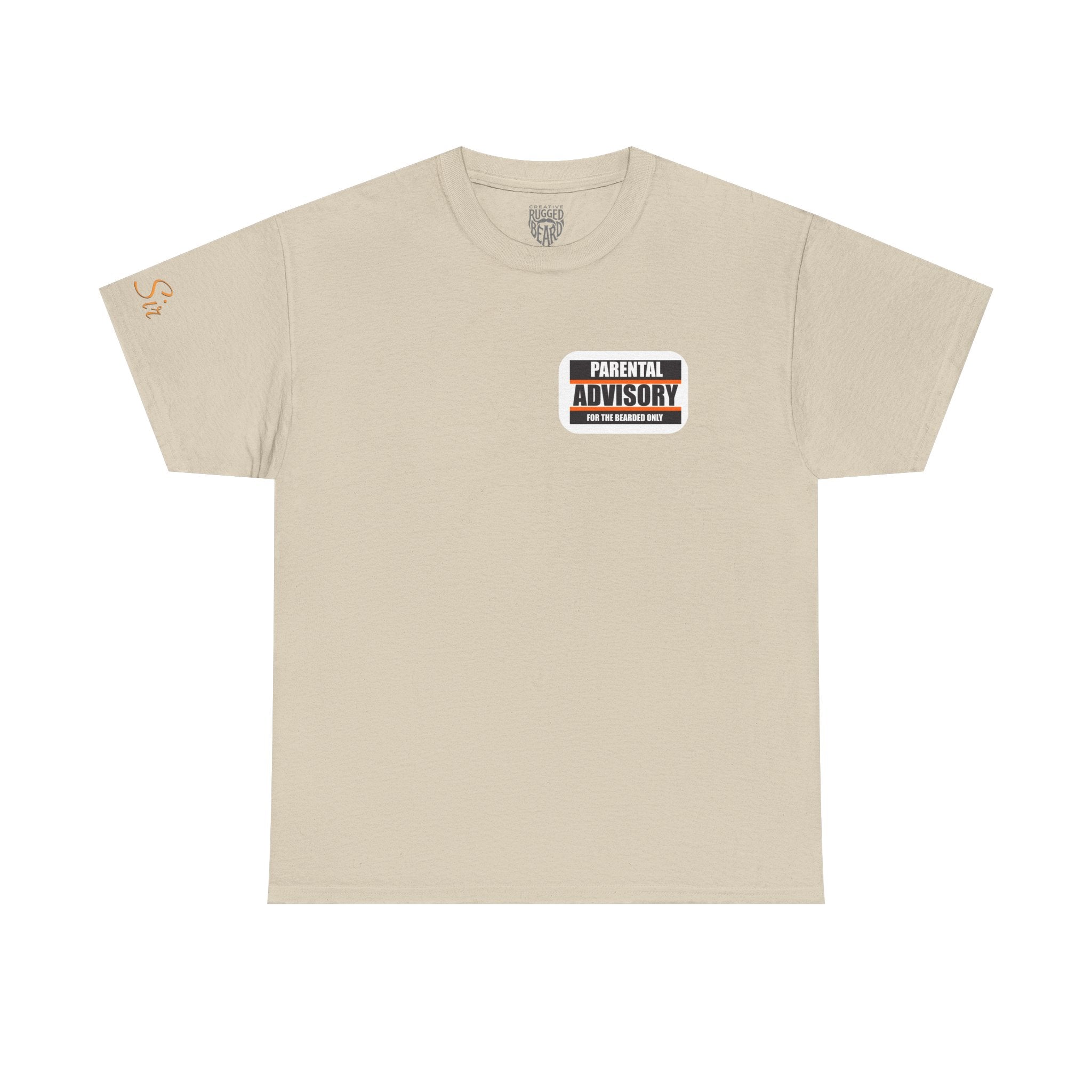 Under the Moon Light Yes Sir T-Shirt | Parental Advisory  for the Bearded