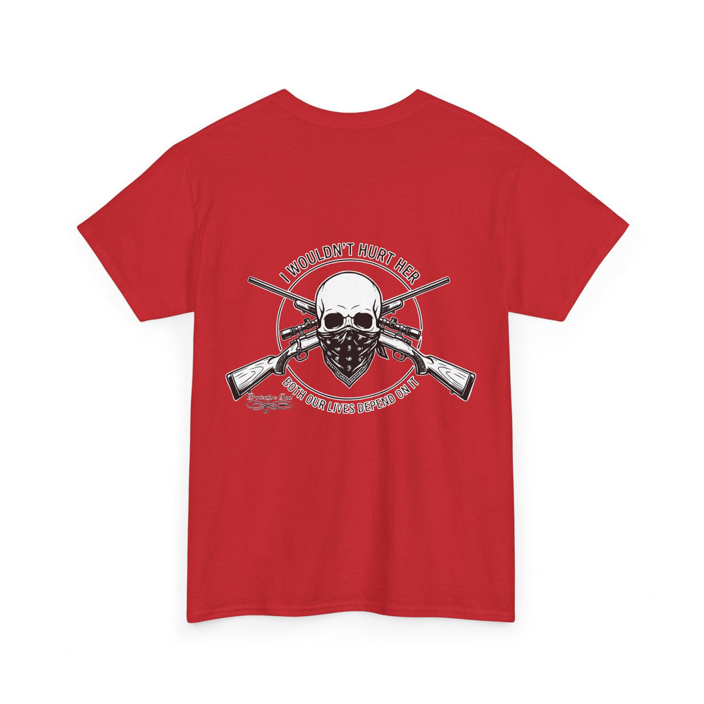 Protective Dad Rifles T-Shirt | Here’s Your Warning