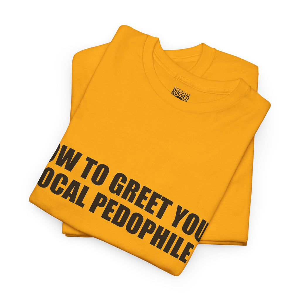Protective Dad Greetings T-Shirt | Here’s Your Warning